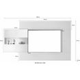 lc »line« 4-dlg. wandmeubel wit lc »line« 4-dlg. wandmeubel wit