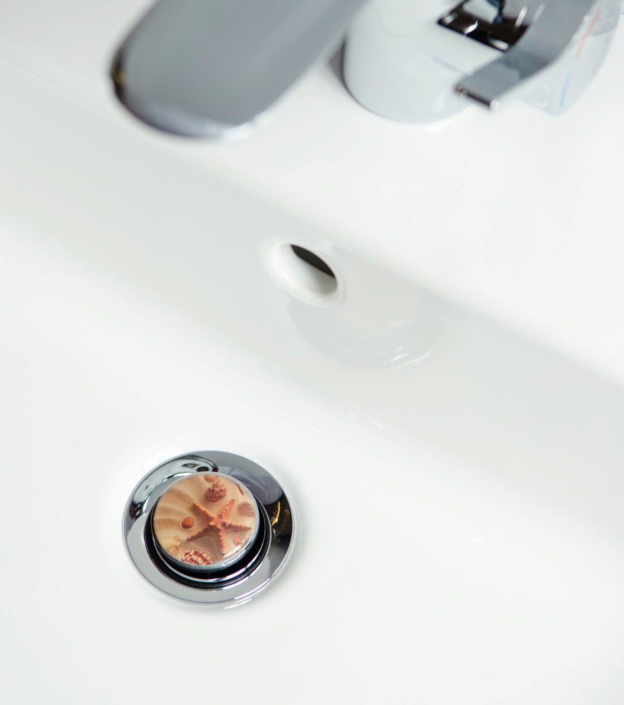 Sanilo Set badkameraccessoires Sanibel bestaand uit toiletzitting, badmat en wastafelplug (complete set, 3-delig)