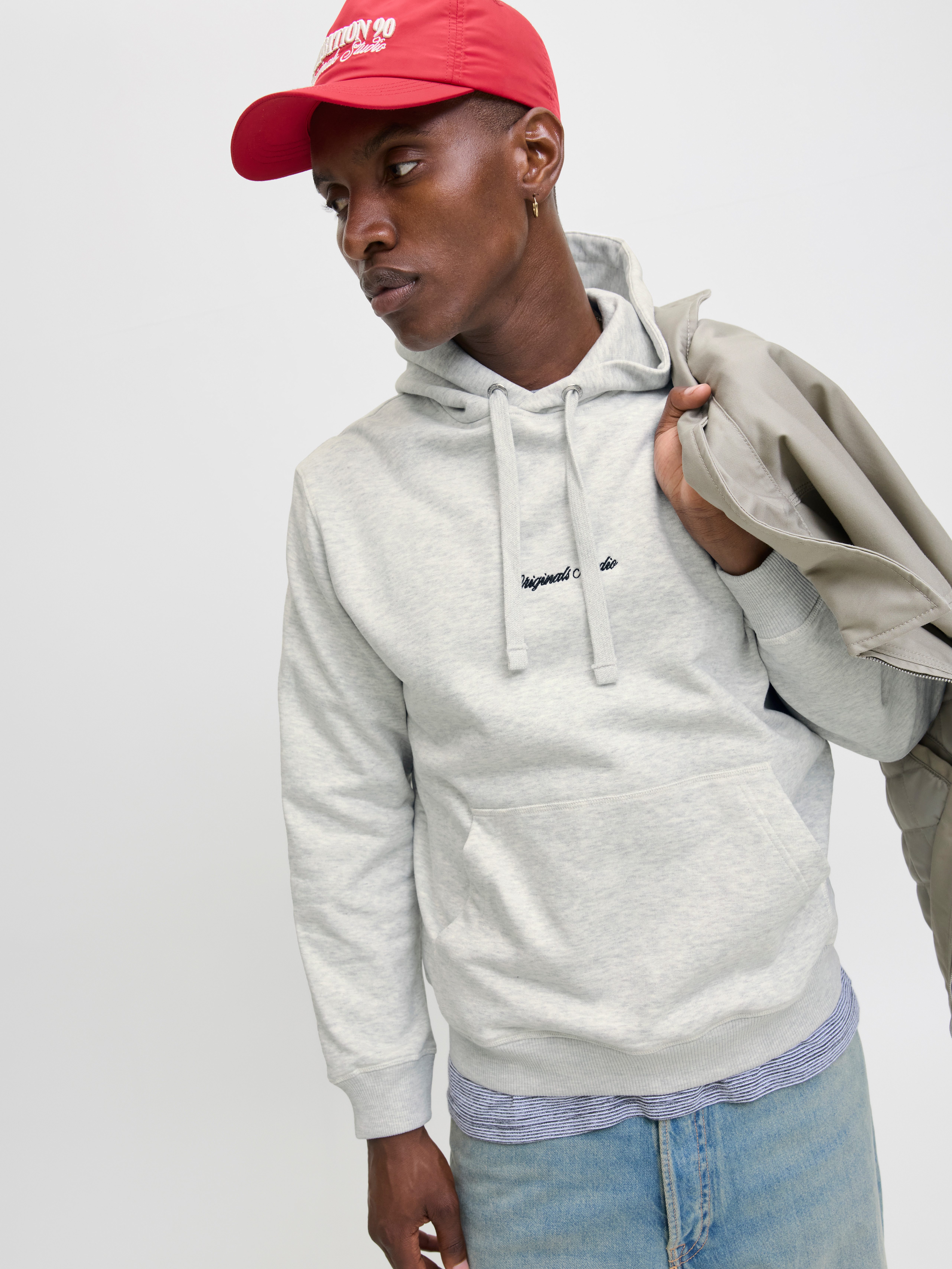 Jack & Jones Hoodie JORNORREBRO EMB SWEAT HOOD NOOS