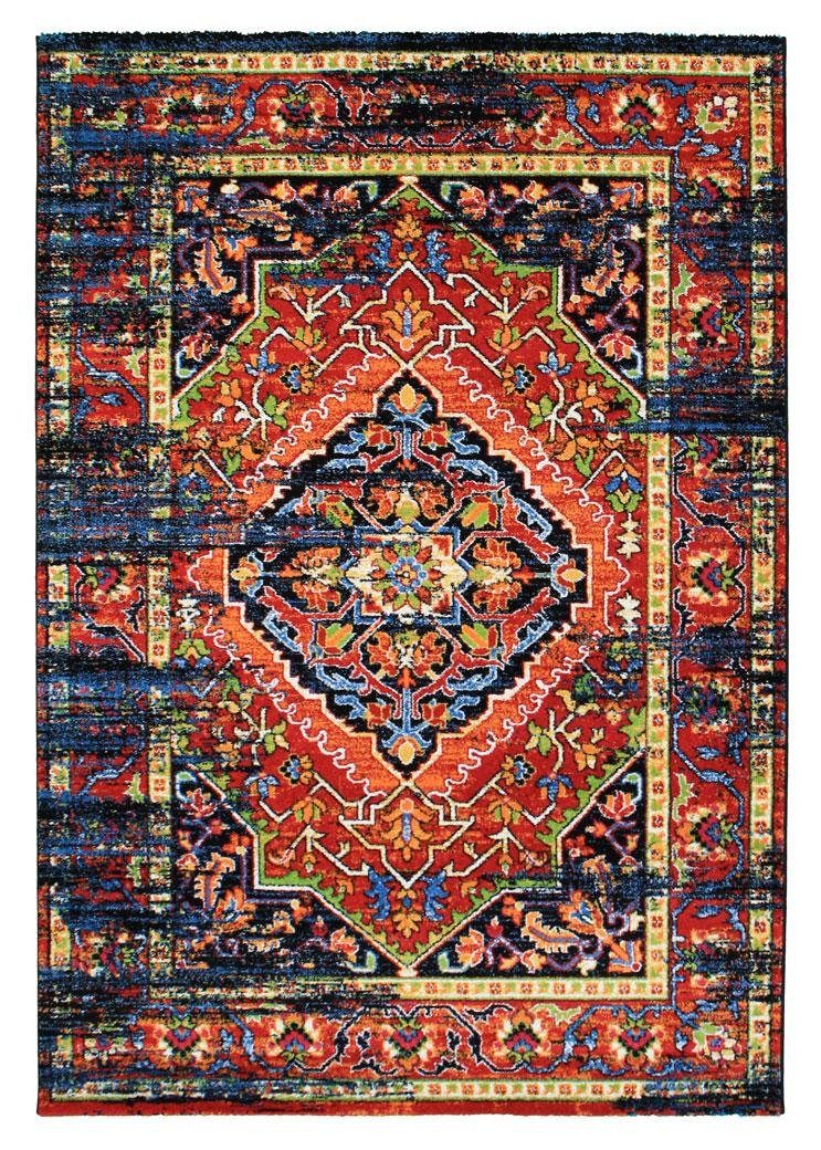 SANAT HALI Vloerkleed Vintage 1614 Woonkamer, korte pool, vintage-look, retro