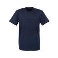 trigema t-shirt bio katoen »100% bio-katoen, composteerbaar« blauw