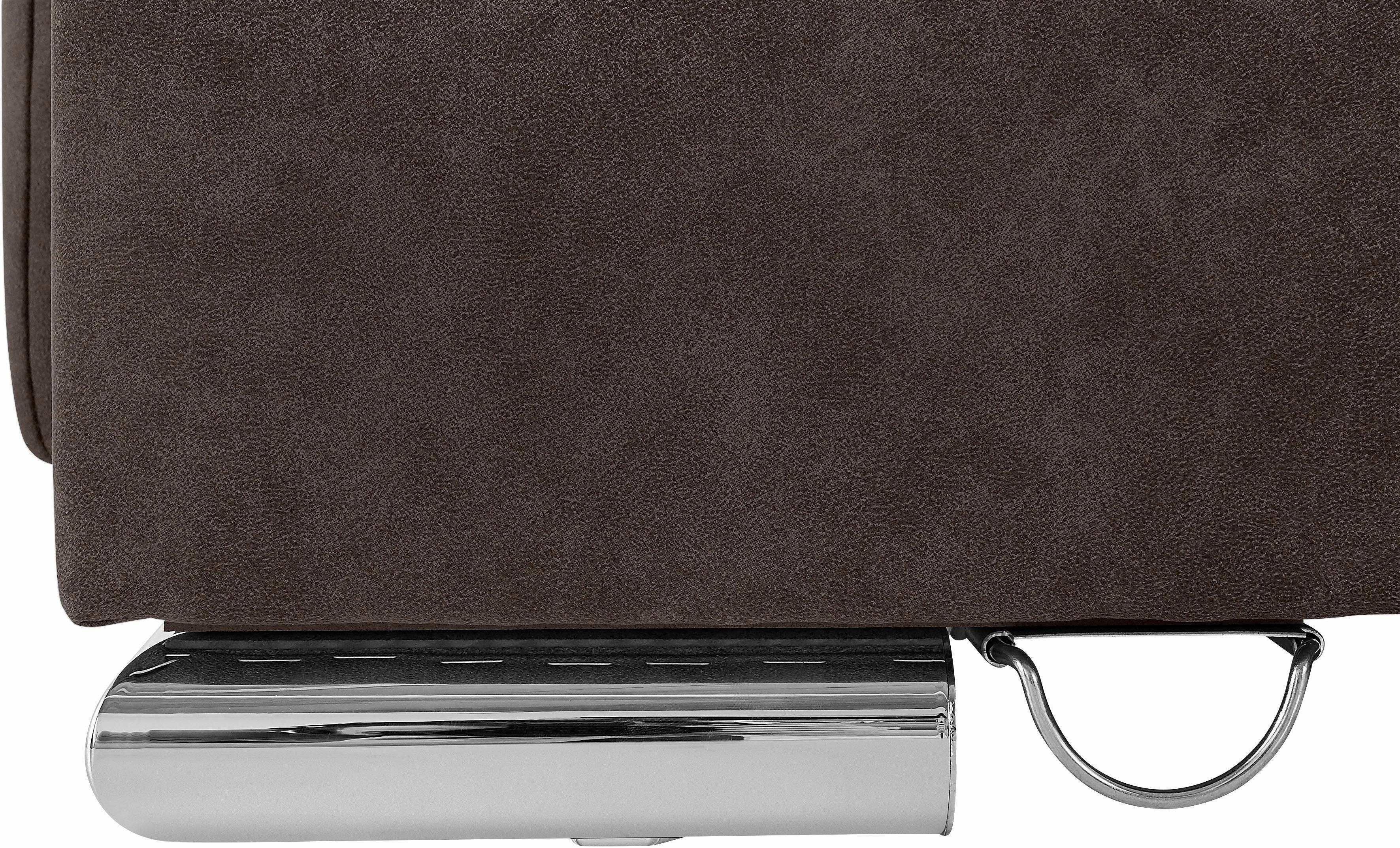 INOSIGN Hoekbank Boxspringbed Night & Day L-vorm met permanente slaapfunctie met armleuning