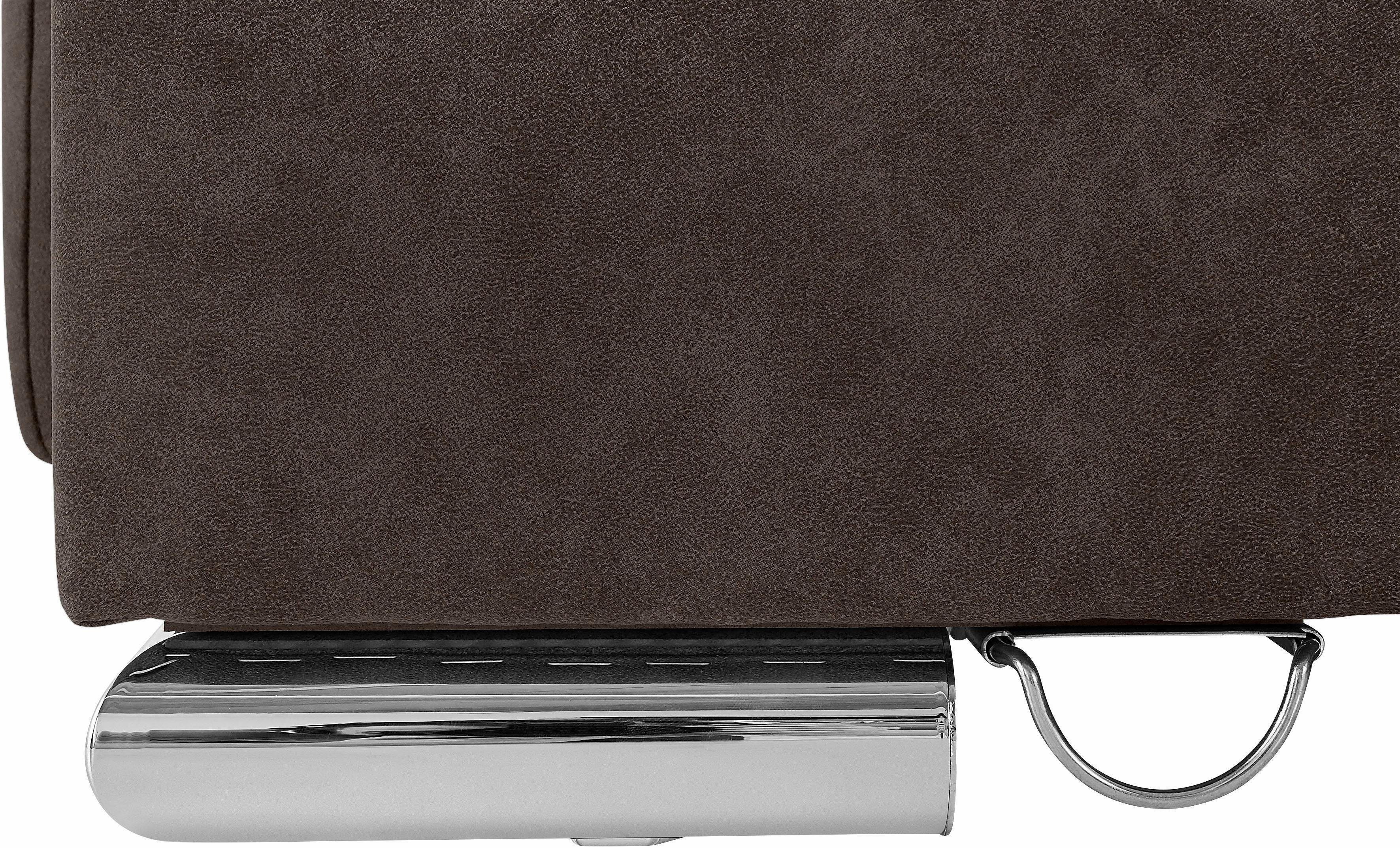 INOSIGN Hoekbank Boxspringbed Night & Day L-vorm met permanente slaapfunctie met armleuning
