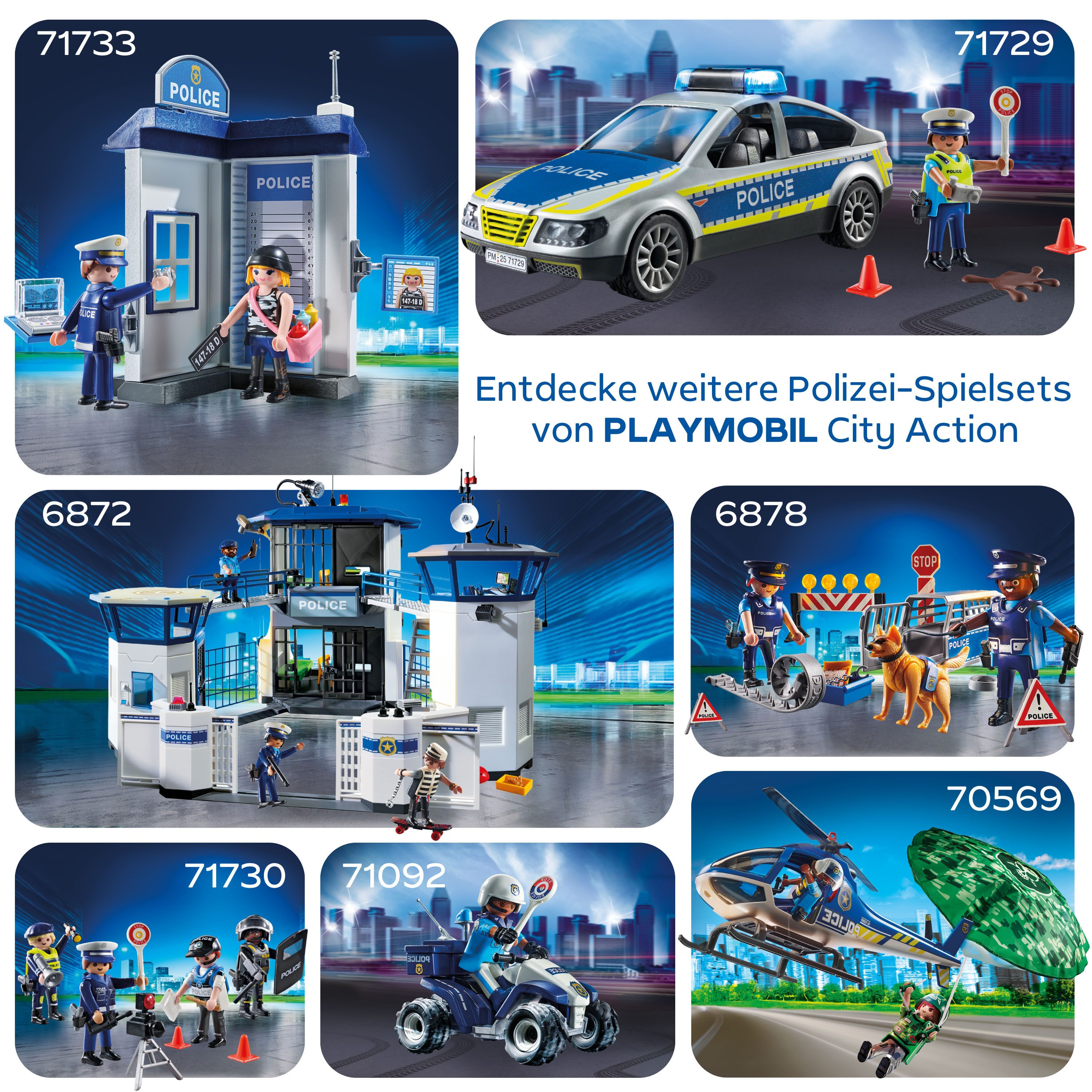 Playmobil® Constructie-speelset Figurenset Polizei (71730), Playmobil Action Heroes (35-delig)