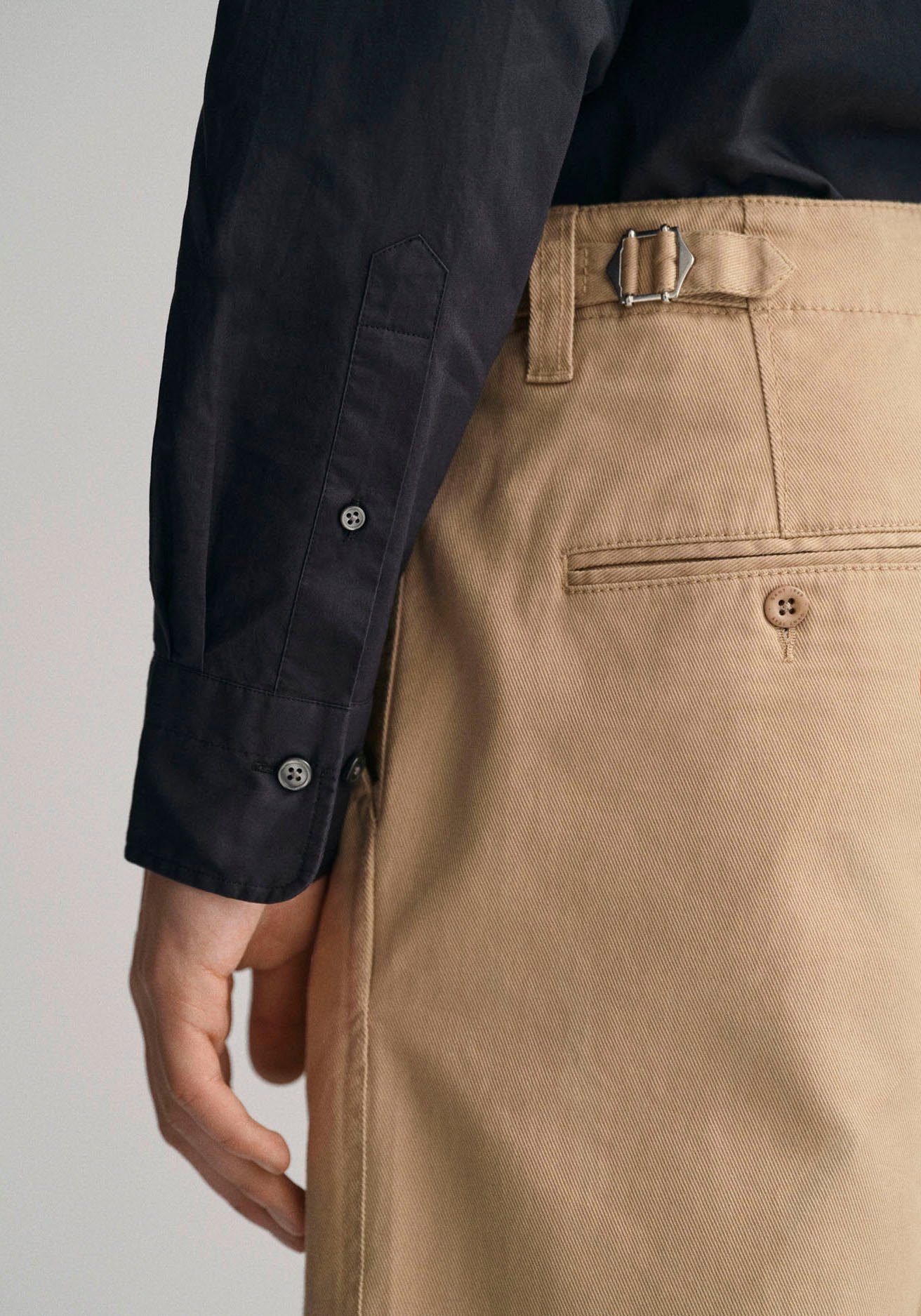Gant Overhemd met lange mouwen Slim fit poplin overhemd licht slijtvast easy care