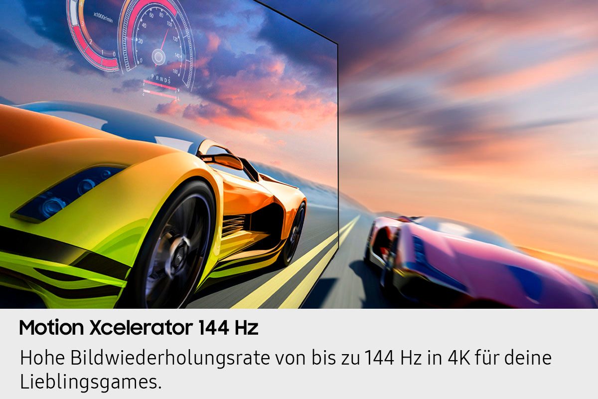 Samsung QLED-TV GQ85QN70FAU QLED Mini LED-televisie, Neo Quantum HDR, 4K AI Upscaling, Gaming Hub, Motion Xcelerator 144Hz