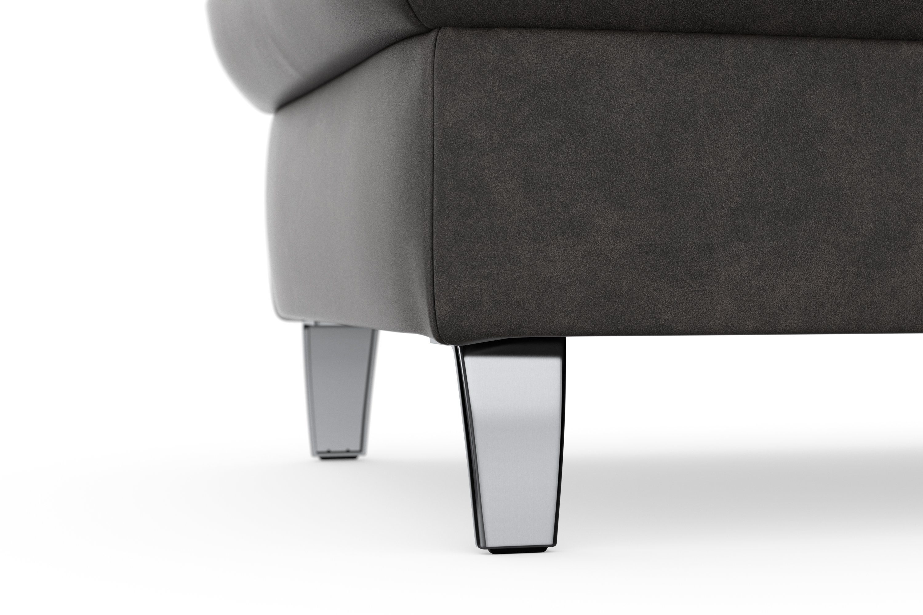 sit&more Hocker met bergruimte Maggiore met bergruimte en moderne metalen poten