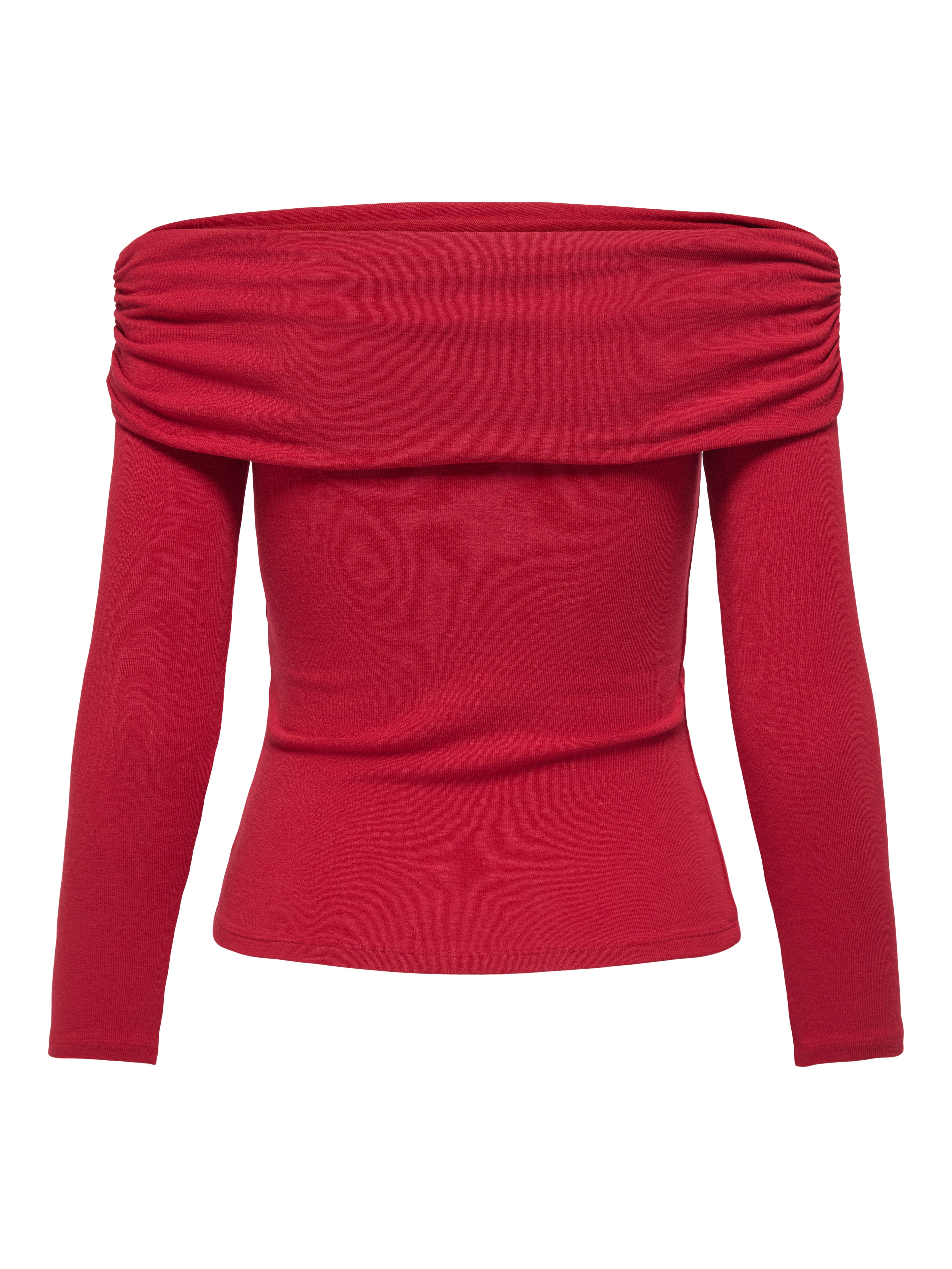 Only Shirt met lange mouwen ONLGLAMOUR L/S OFF SHOULDER TOP CC JRS
