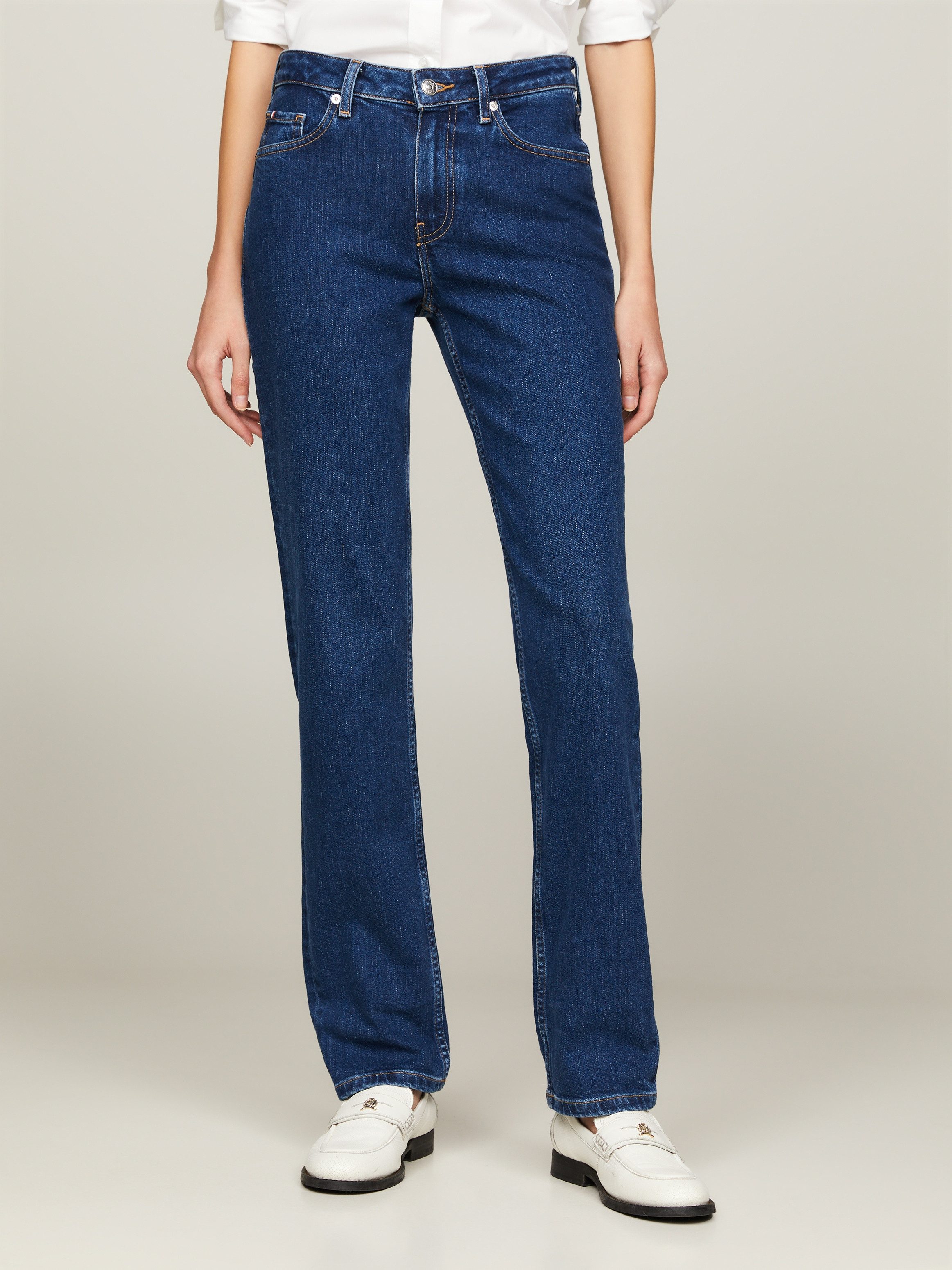 Tommy Hilfiger Straight jeans in blauwe wassing