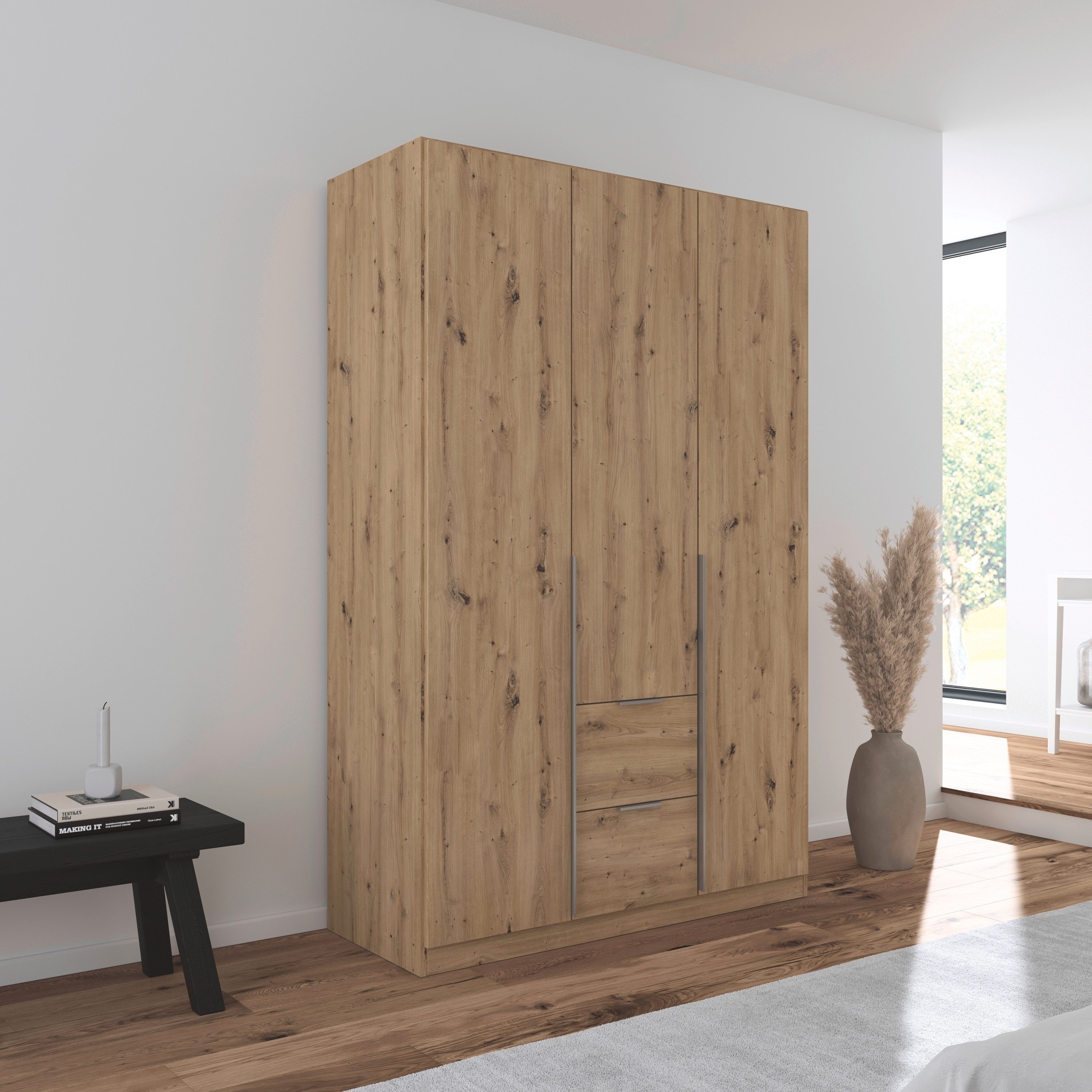 rauch Draaideurkast Kledingkast kast garderobe AGORDO met decor- of hoogglansfront