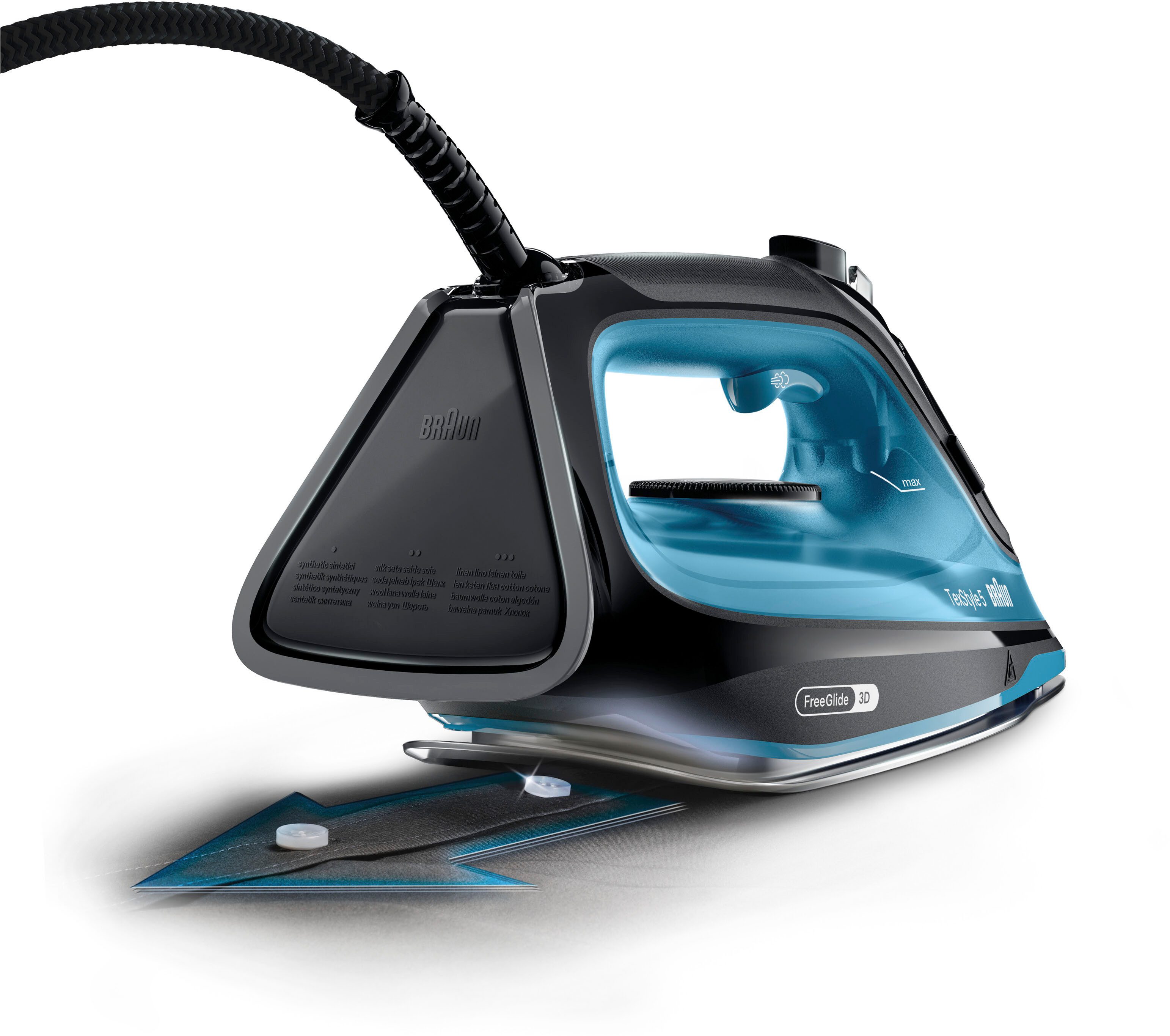 Braun Stoomstrijkijzer TexStyle 5 SI 5256 BL