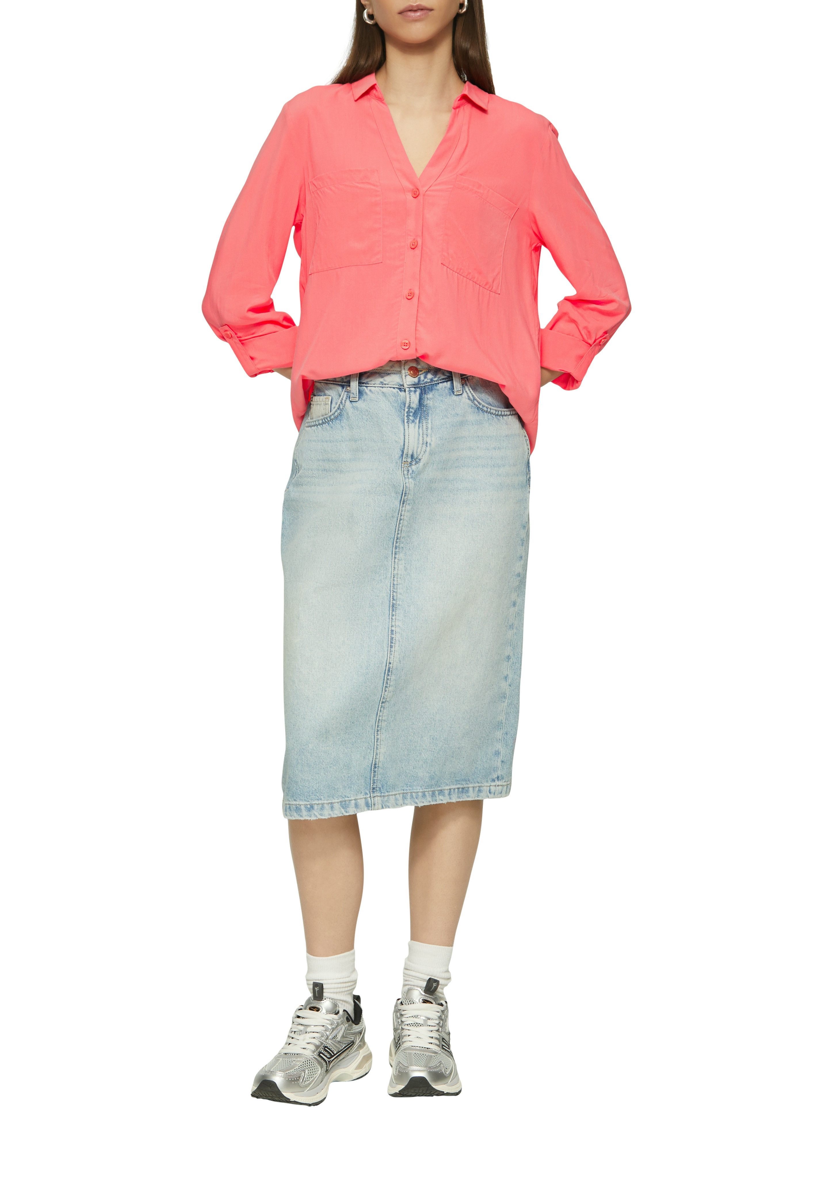 Q/S designed by Overhemdblouse met turn-upmouwen, nieuwe collectie