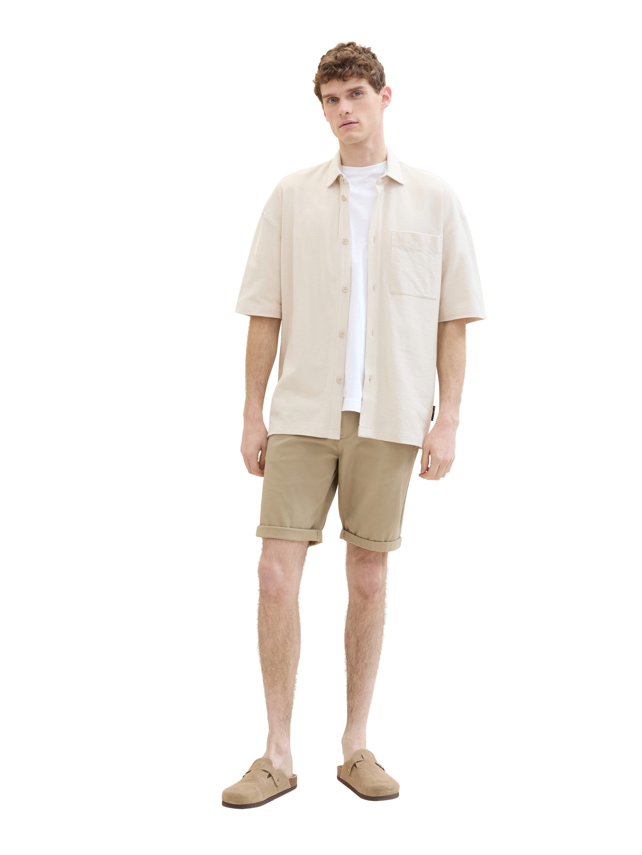 Tom Tailor Bermuda met paspelzakje