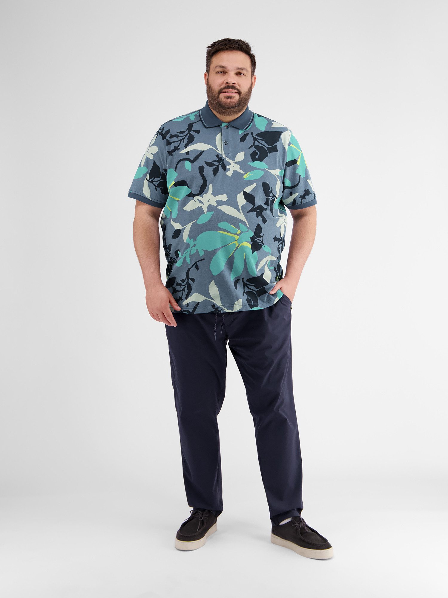 Lerros Poloshirt LERROS heren poloshirt in grote maten