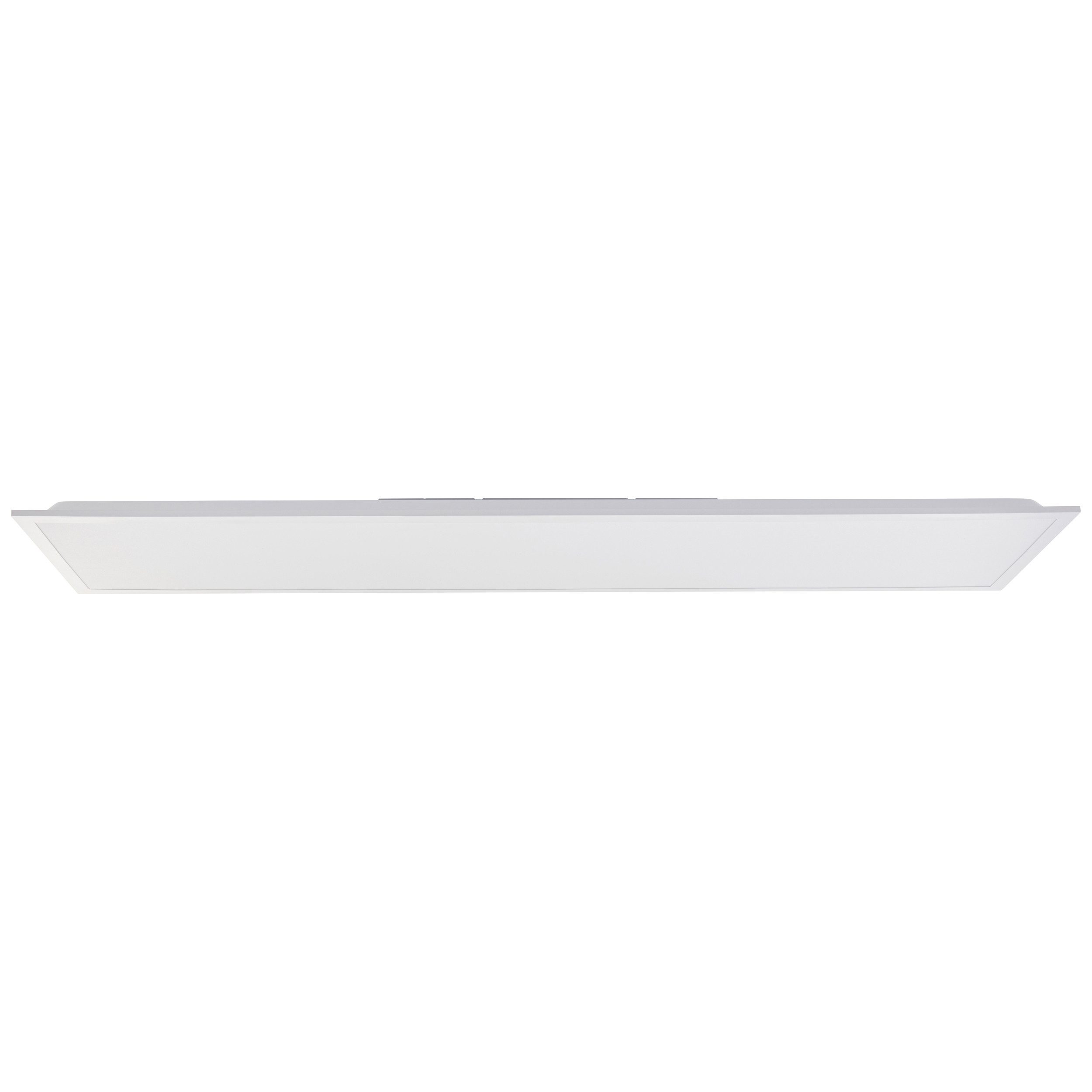 Brilliant Leuchten Led-plafondlamp Briston Opbouw LED paneel, 120 x 30 cm, 4200 lm, dimbaar, 3000-6500 K, wit