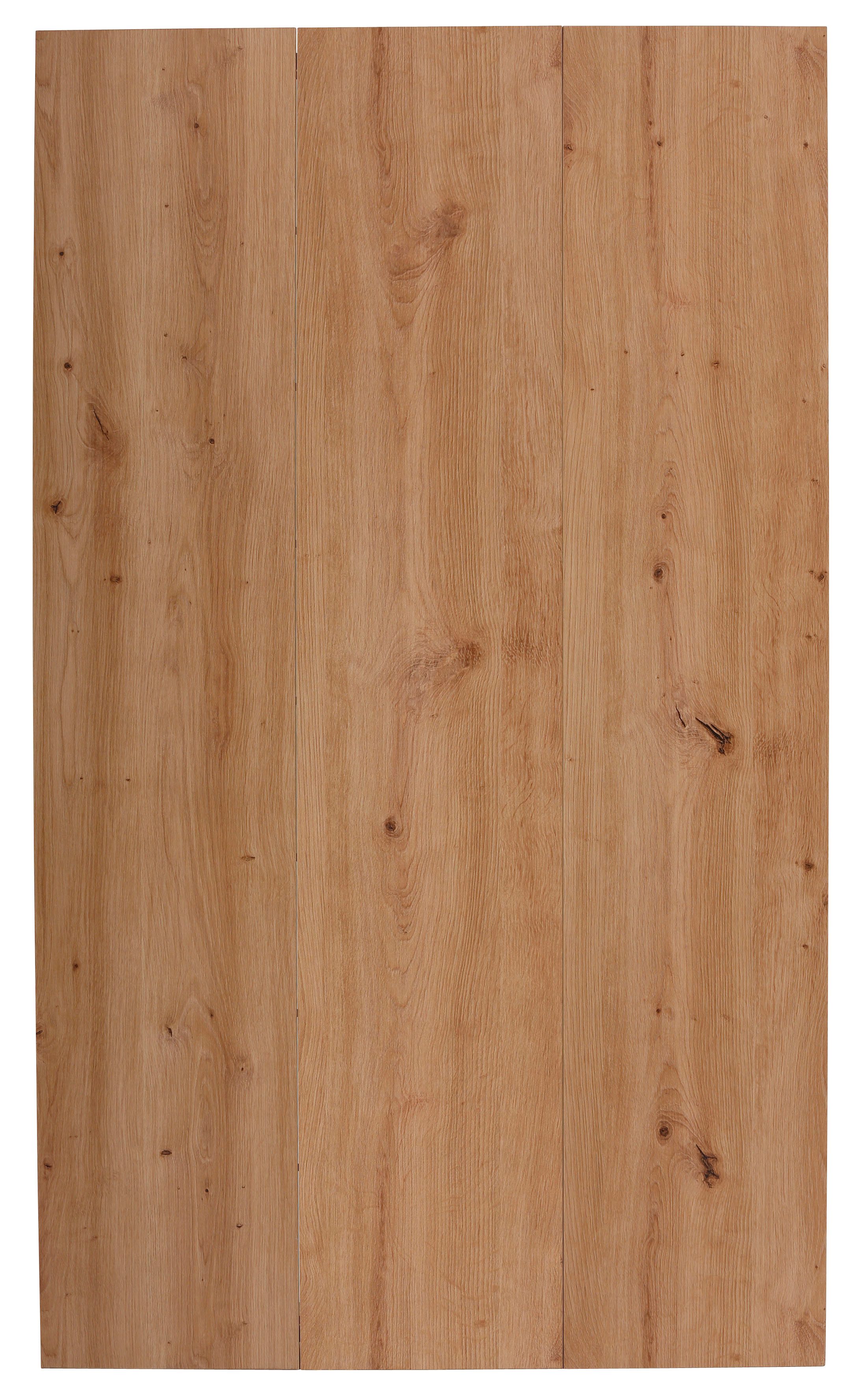 HELA Eettafel Simone Breedte 140 cm, met omkeerbare decoratie/zwart, onze beste prijs