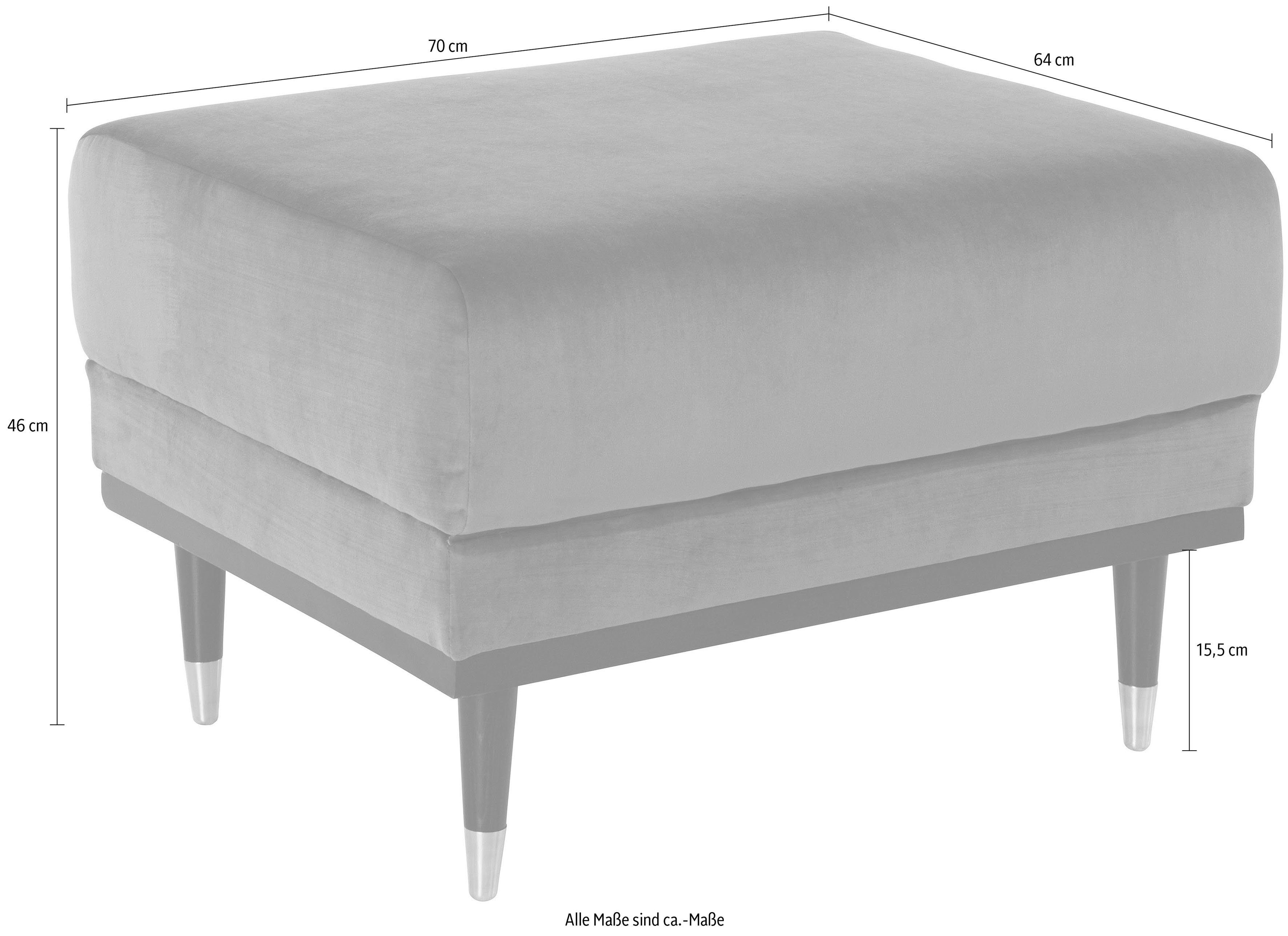 Home affaire Hocker Chamby met houten frame onderaan