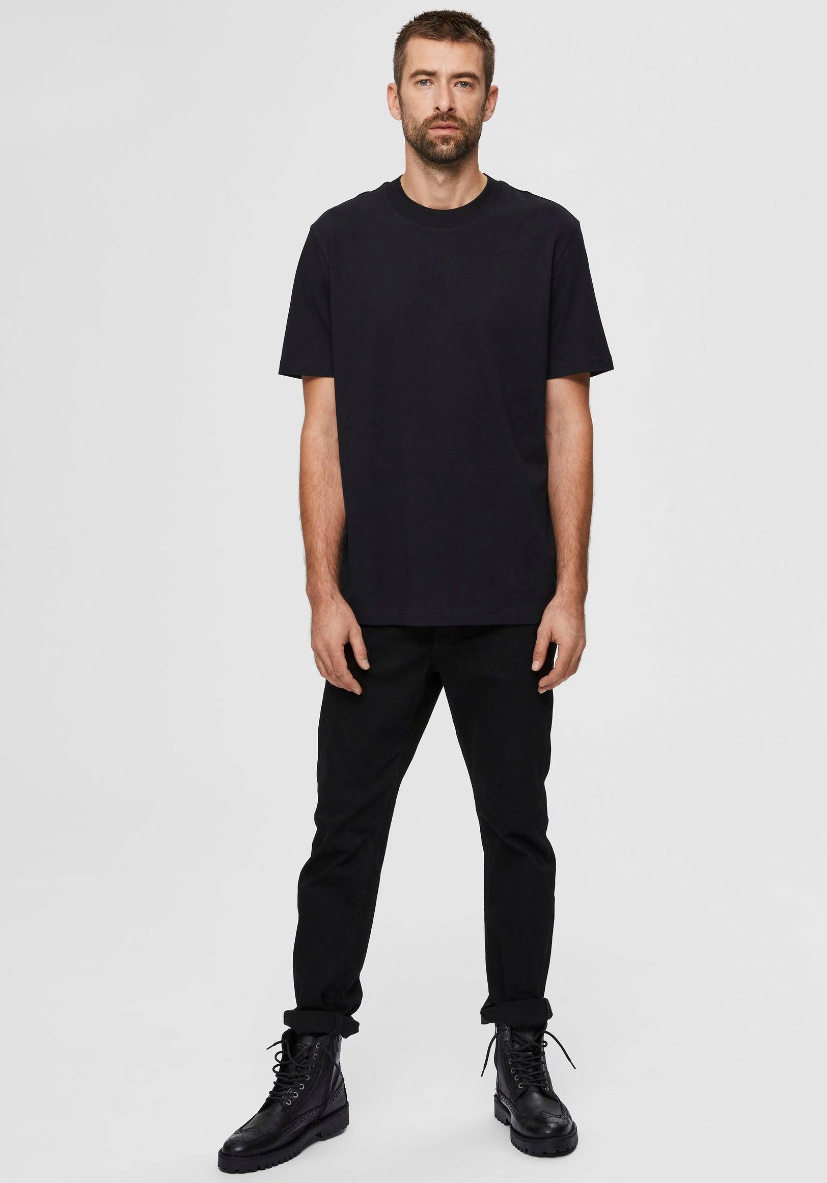 SELECTED HOMME Shirt met ronde hals SE T-Shirt