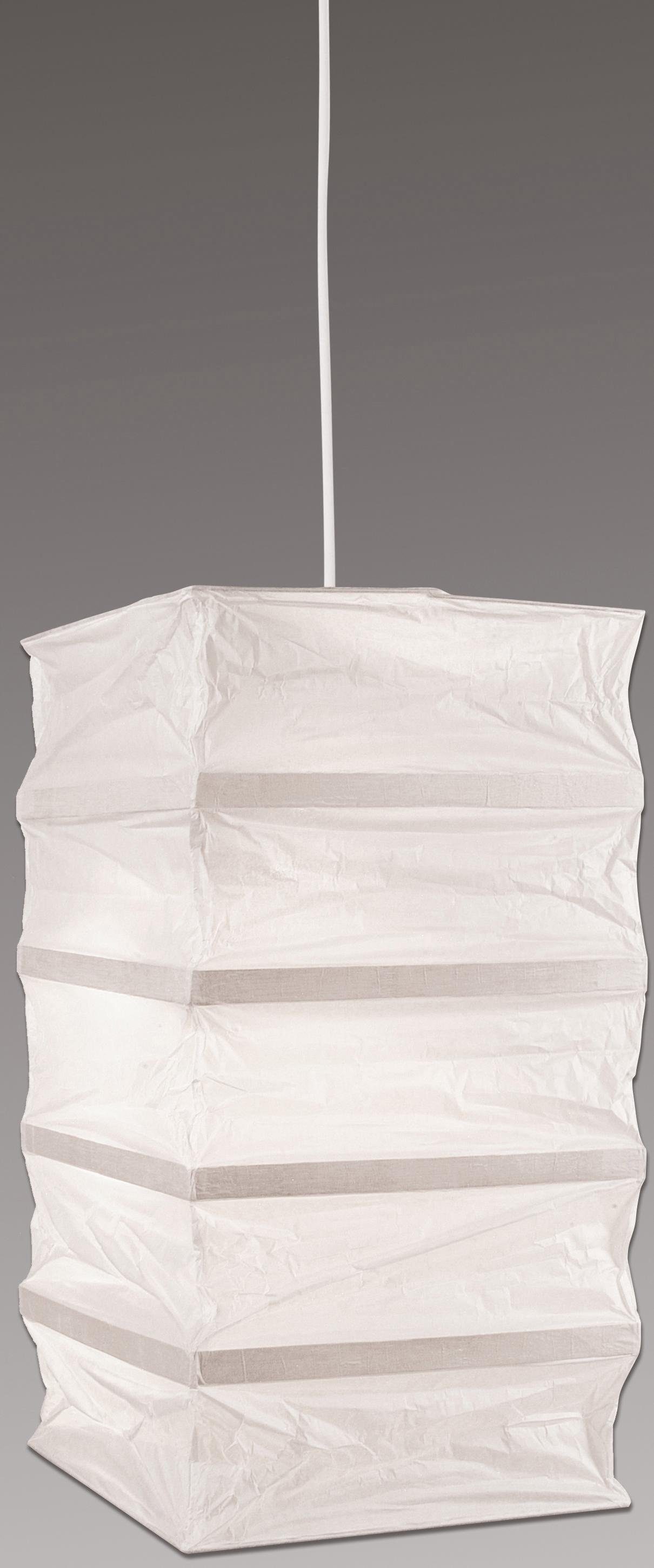 näve Led-hanglamp PAPER Led papier-hanglamp, incl.1xE27x10W led,wit,niet dimbaar