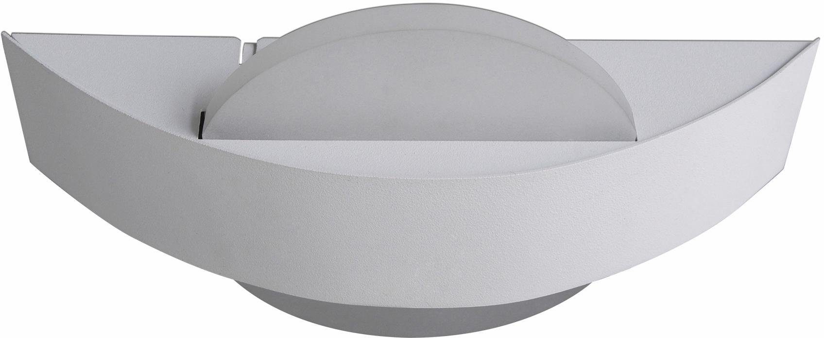 näve Led-wandlamp Stan Efficiëntieklasse: E, wit/gesatineerd, metaal/acryl, l: 24 cm, h: 13 cm