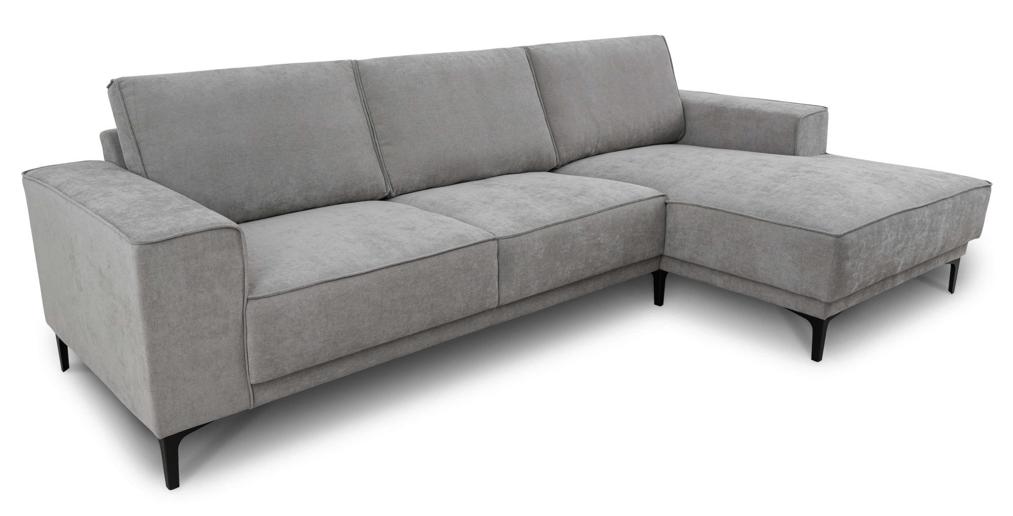 Places of Style Hoekbank Oland, structuur, platweefsel, luxe microvezel, bouclé
