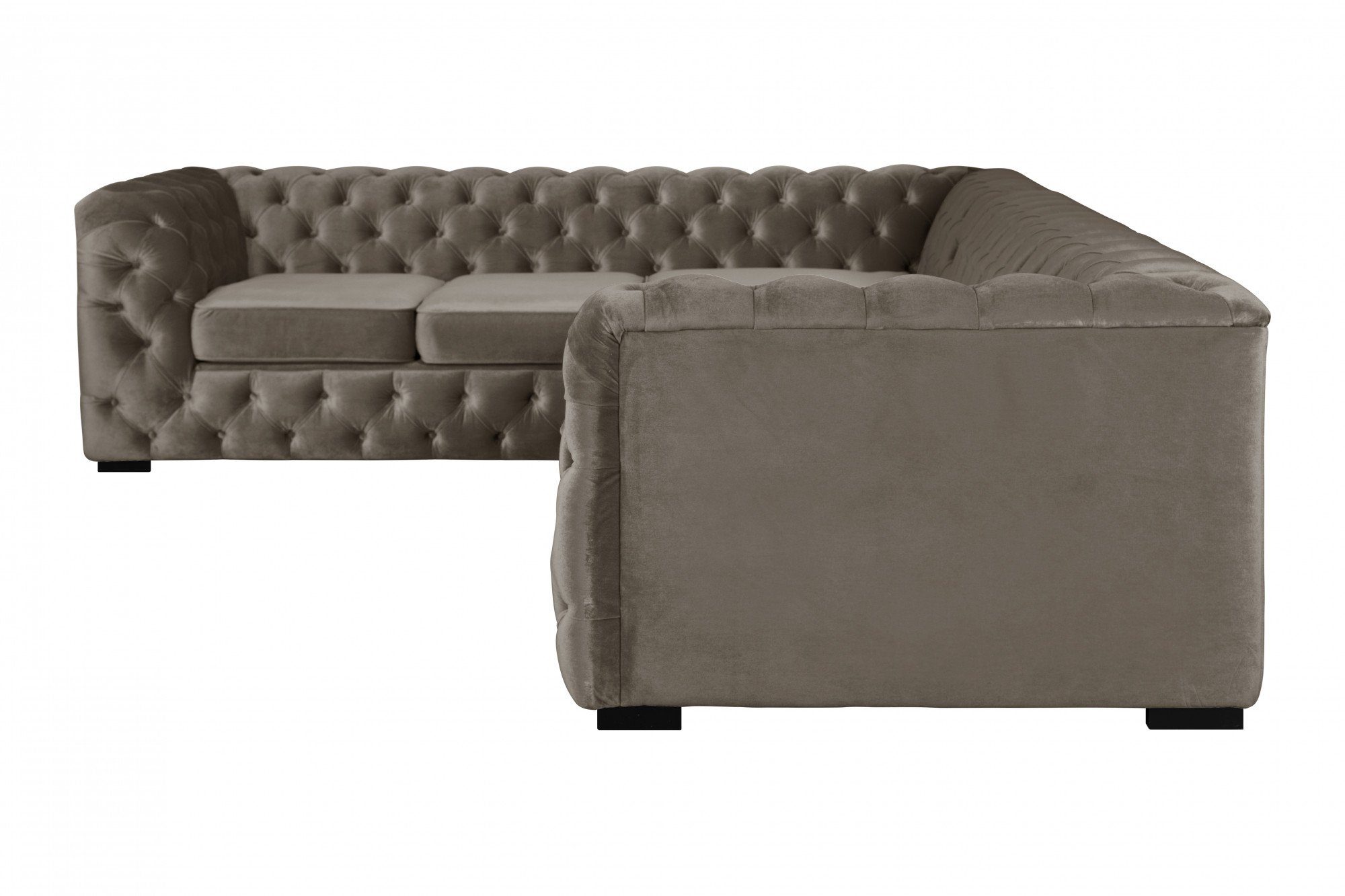 Guido Maria Kretschmer Home&Living Chesterfield-bank KALINA L-vorm hoogwaardig chesterfield design, zeer hoogwaardige afwerking