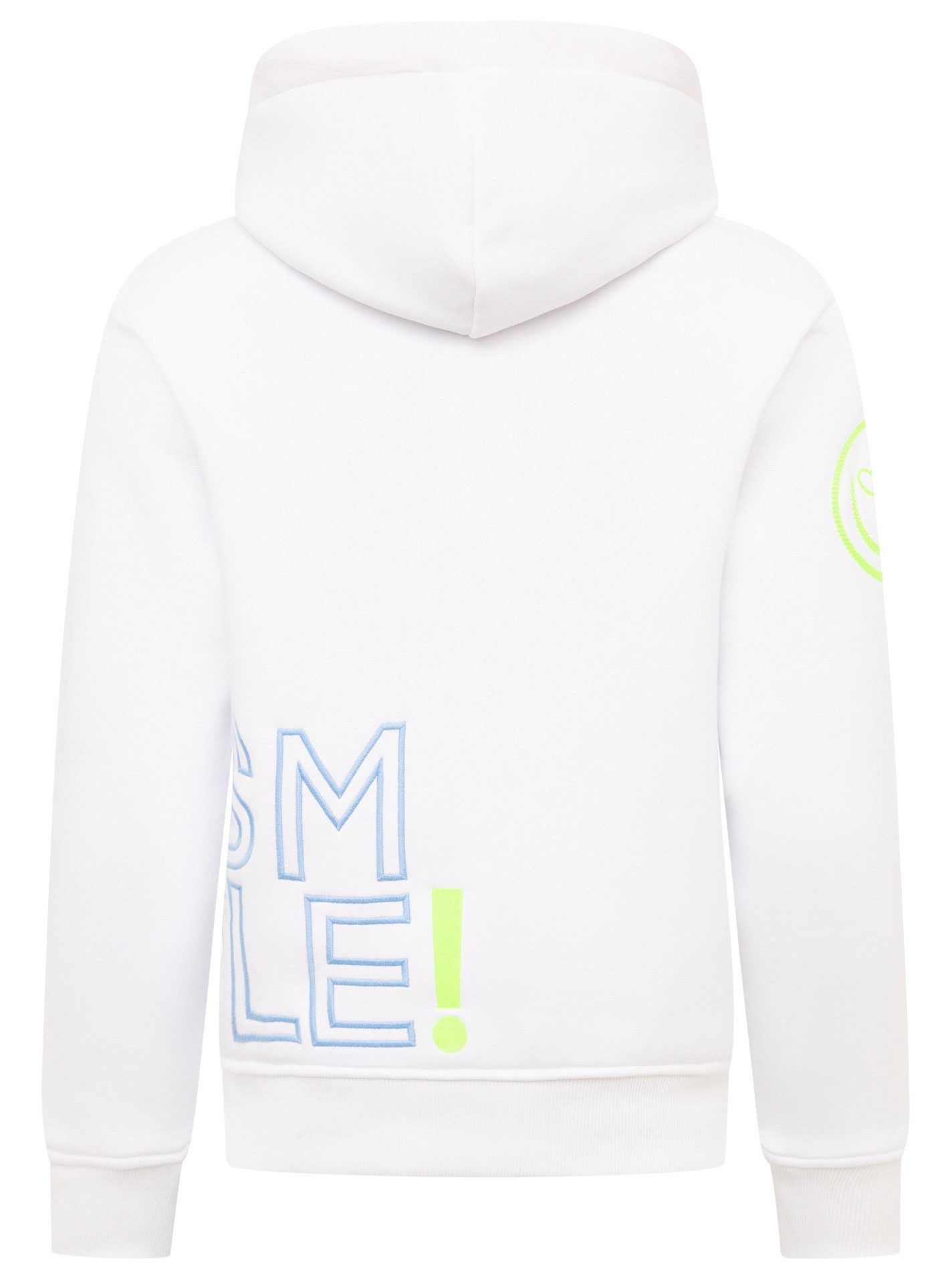 Zwillingsherz Hoodie "Alissa 2.0" met smile borduurwerk voor en achter