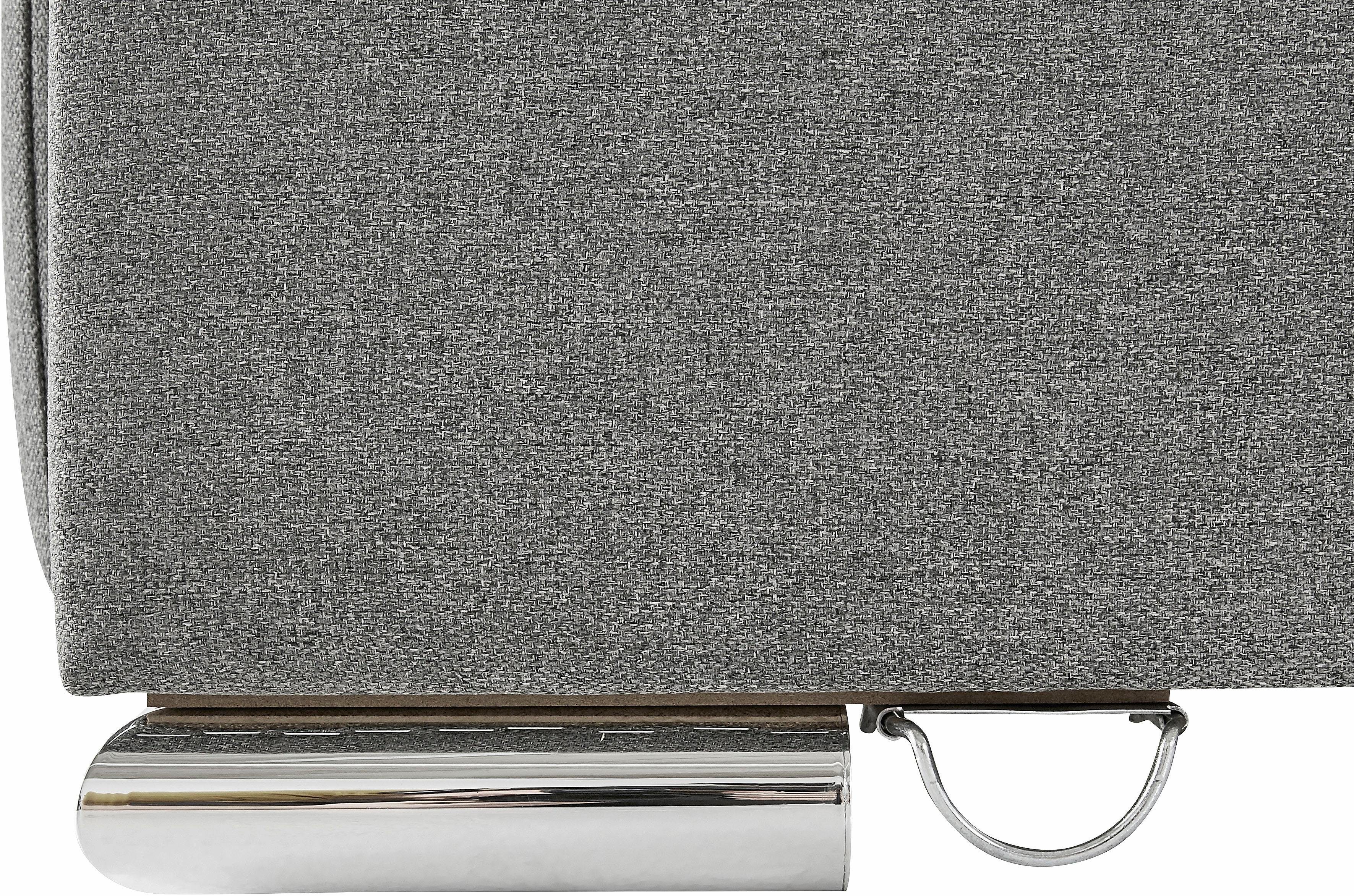 INOSIGN Hoekbank Boxspringbed Night & Day L-vorm met permanente slaapfunctie met armleuning
