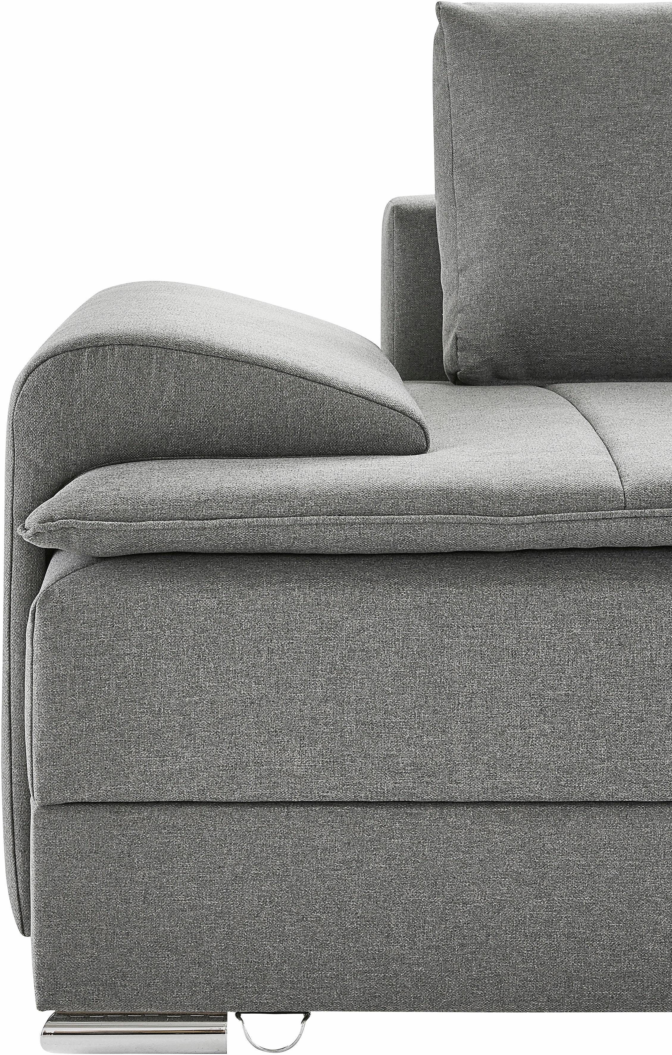 INOSIGN Hoekbank Boxspringbed Night & Day L-vorm met permanente slaapfunctie met armleuning