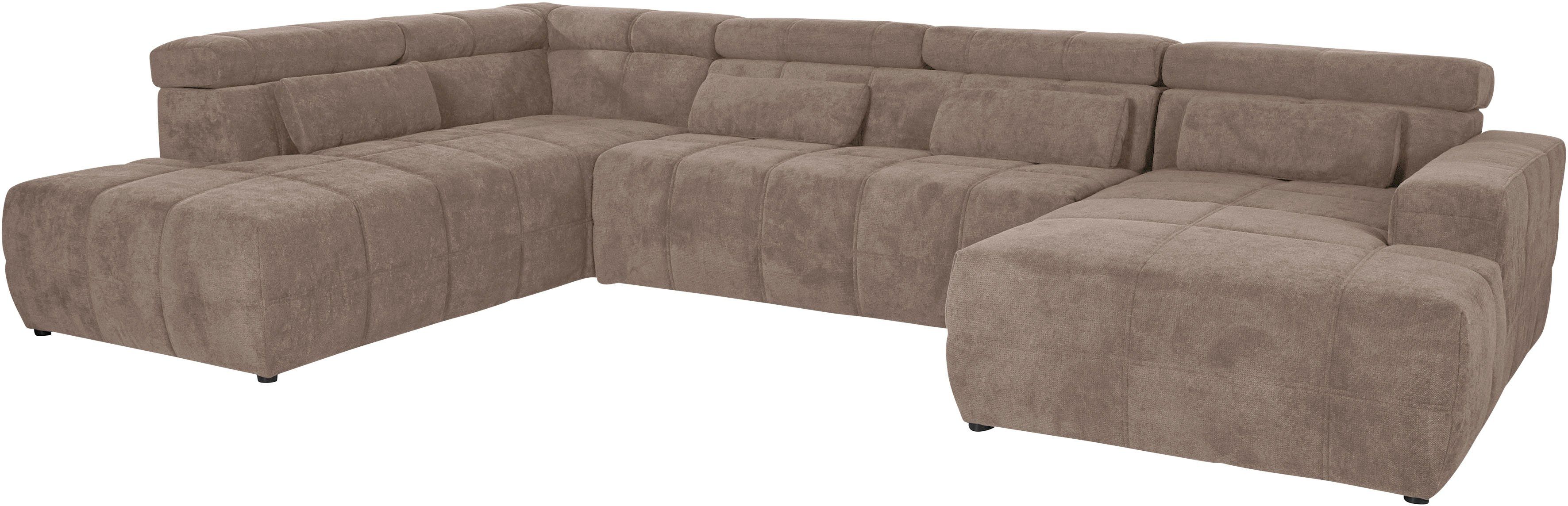 DOMO collection Zithoek Brandon veel bekledingssoorten, ook in cord en leer, incl. nierenkussen
