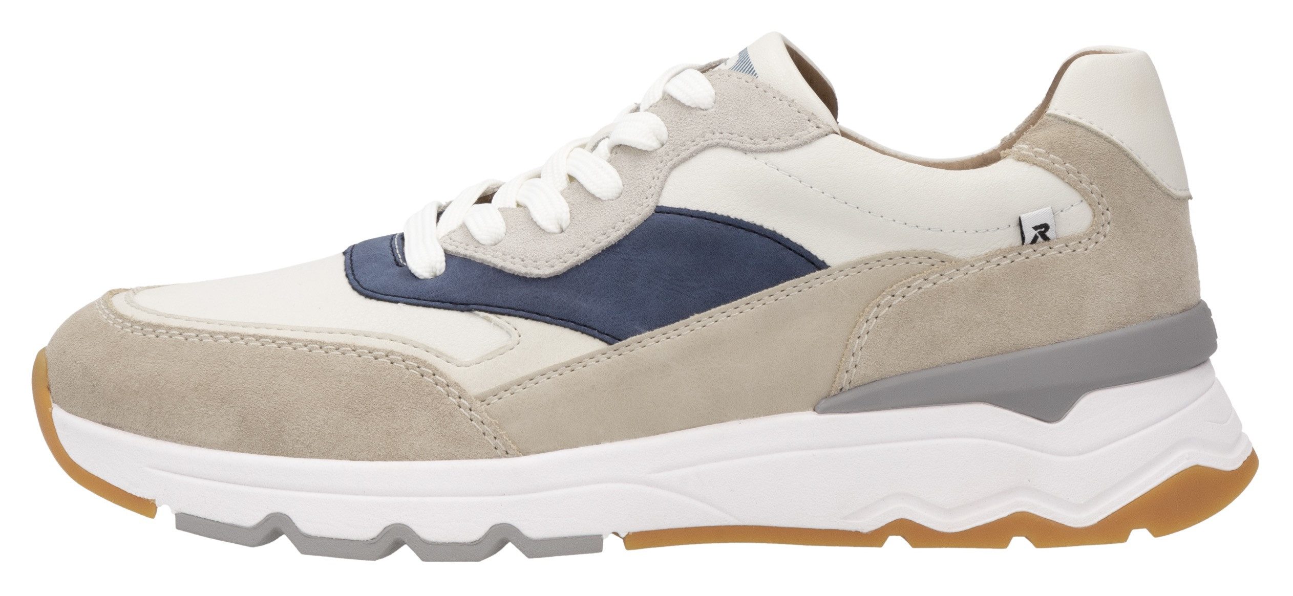 RIEKER Sport Sneakers veterschoen, lage schoen, vrijetijdsschoen met schachtversteviging
