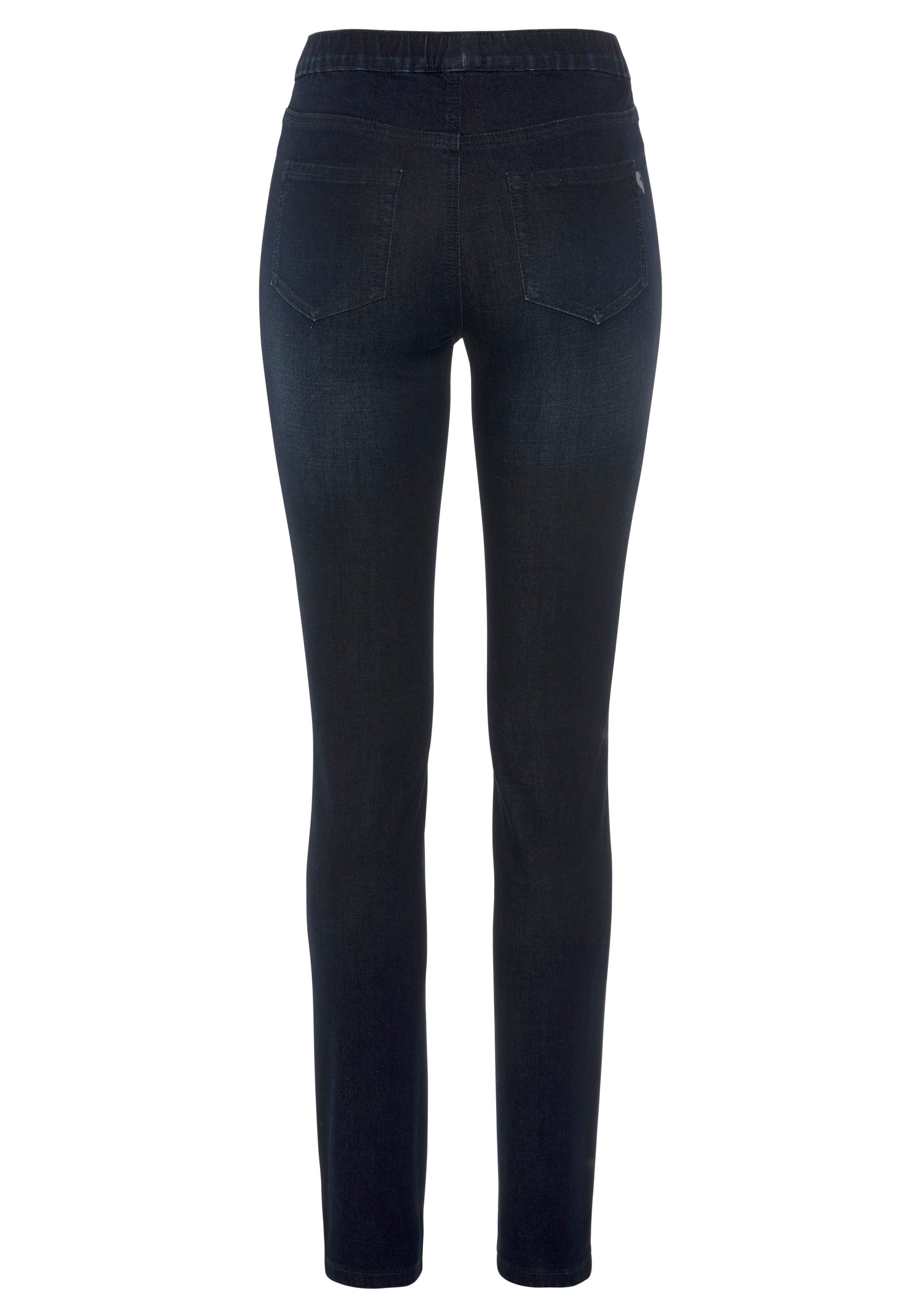 Arizona Jeggings Met een licht thermo effect extra-strak gesneden, hoge taille, met muntzakje
