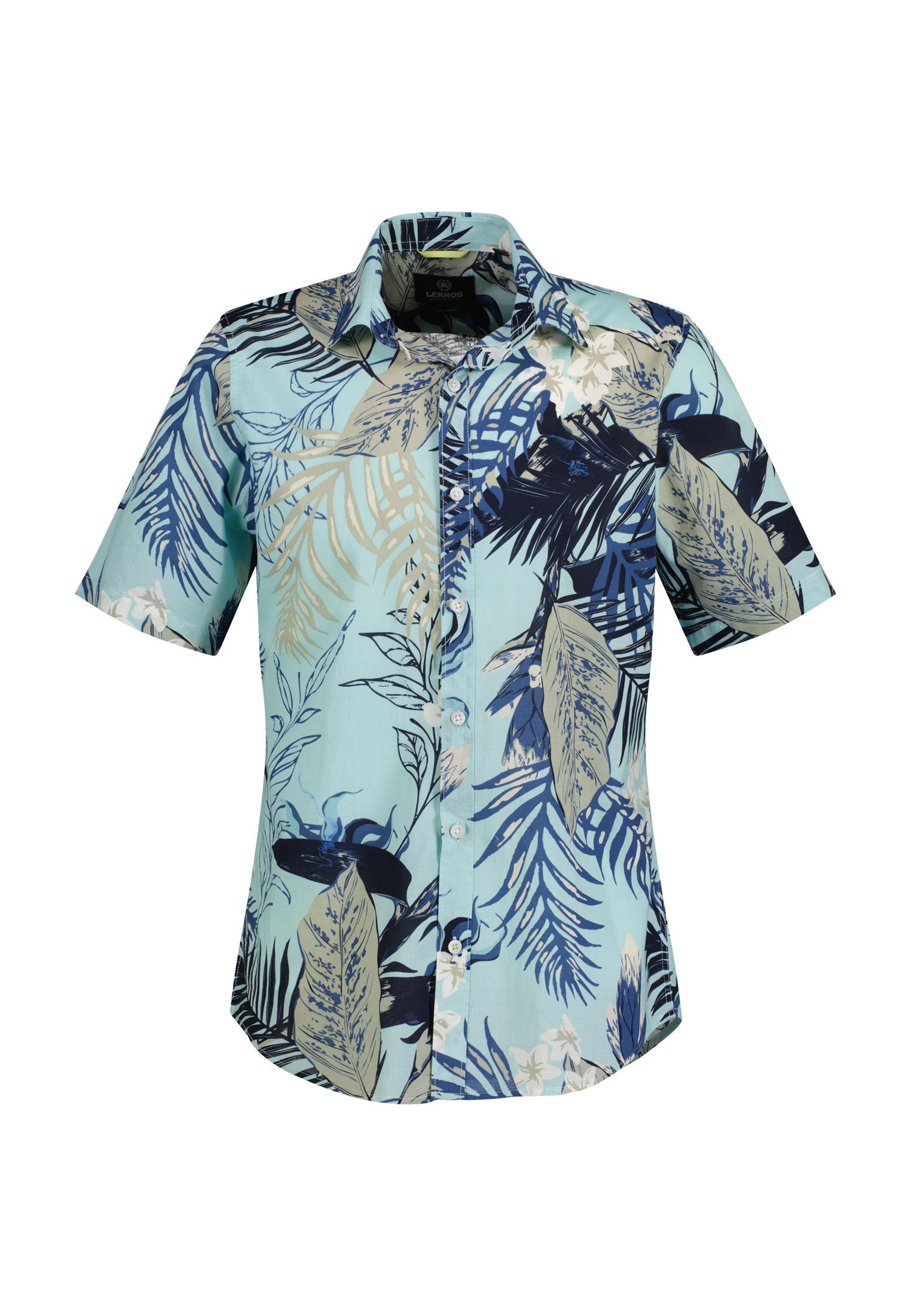 Lerros Overhemd met korte mouwen LERROS korte mouw overhemd *Hawaii*