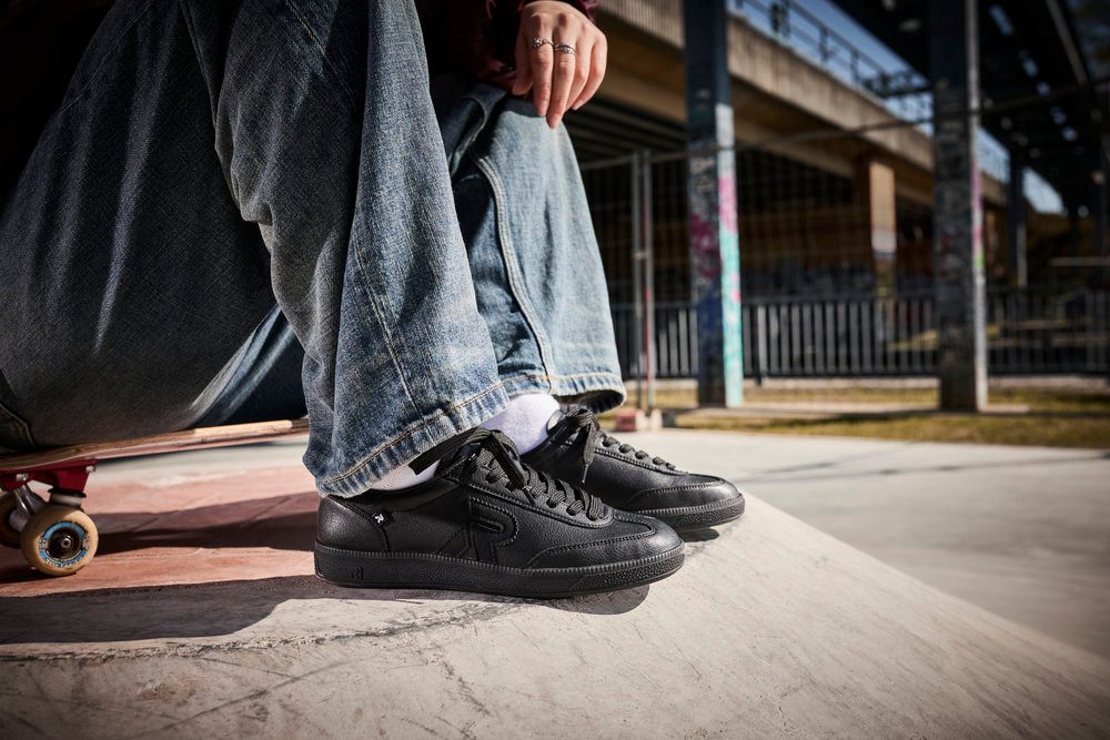 RIEKER Sport Sneakers San Diego Swing2GO , retro-sneaker, vrijetijdsschoen, lage schoen met uitneembaar voetbed