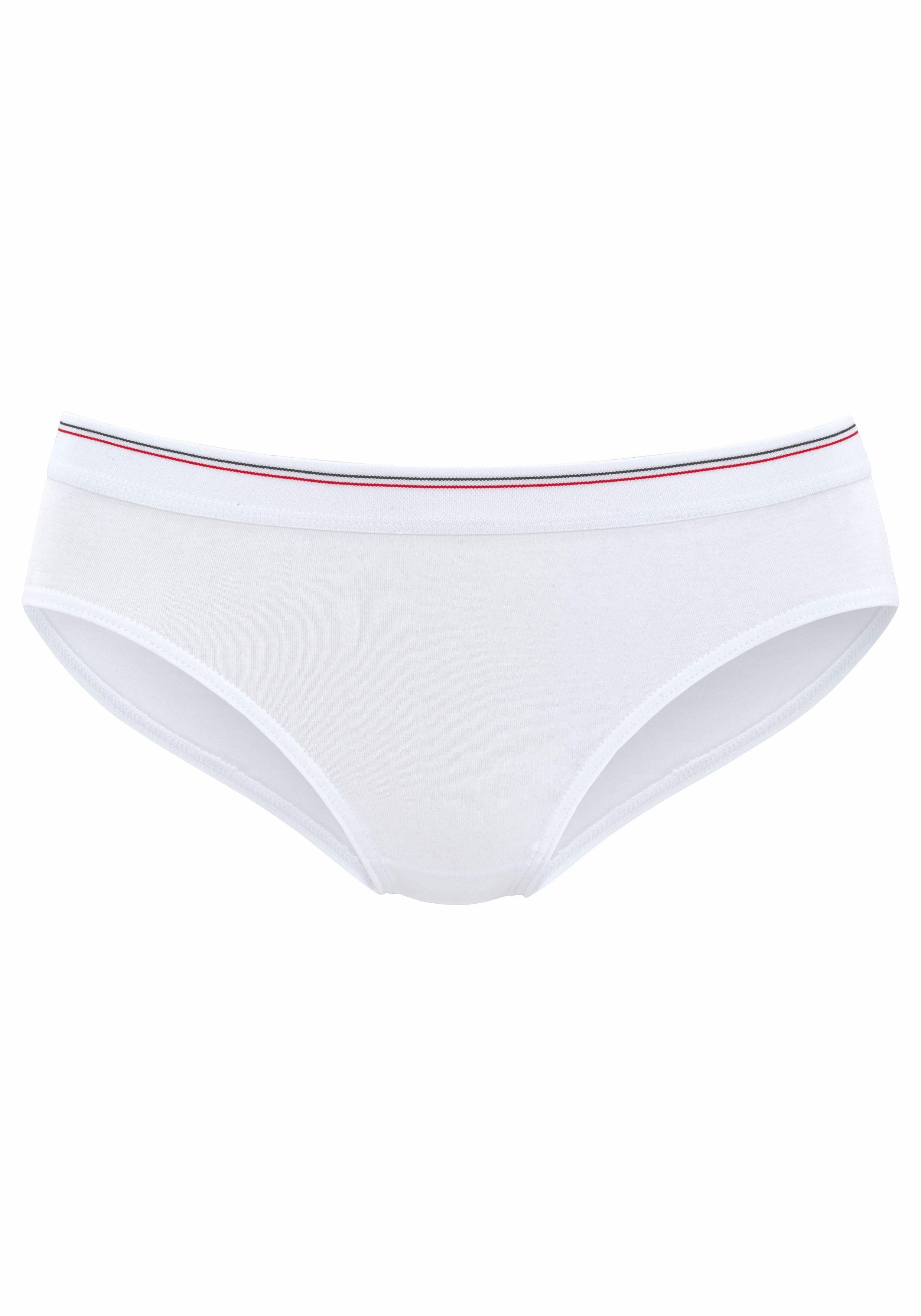 H.I.S Bikinibroekje elastische katoenkwaliteit (6 stuks, Set van 6)