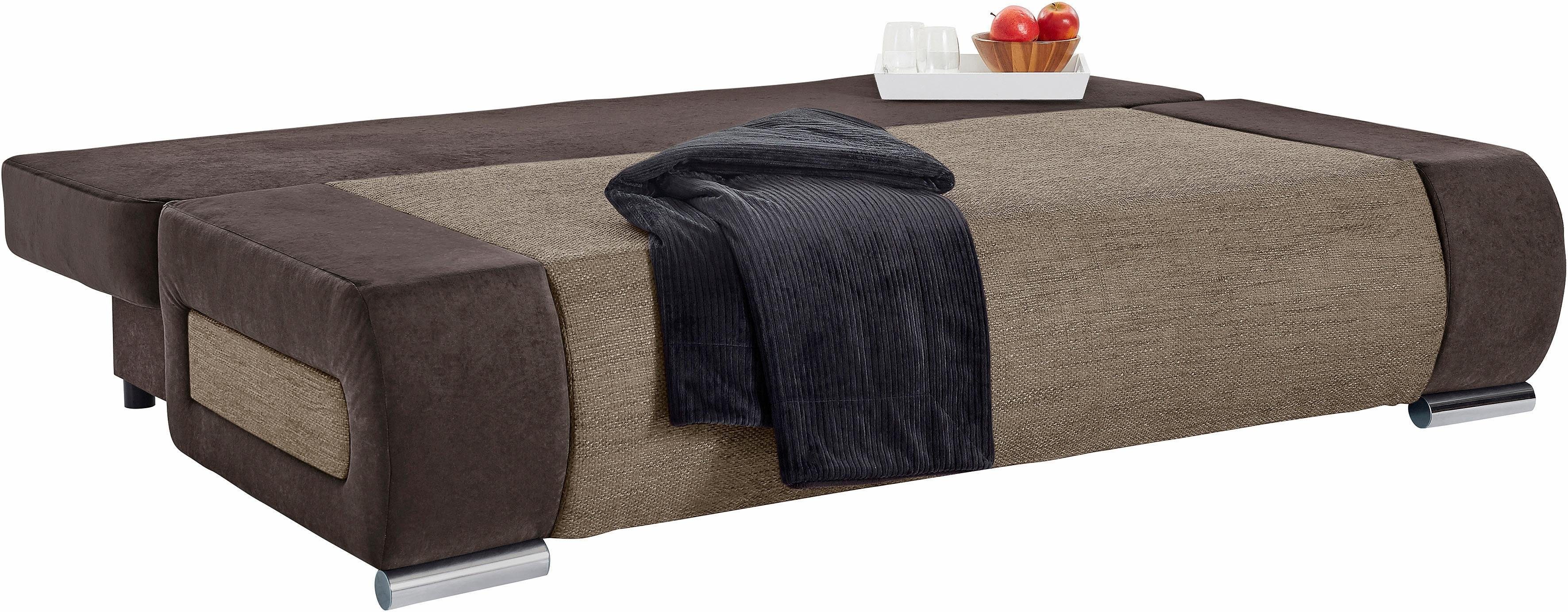 COLLECTION AB Slaapbank Moritz met slaapbank functie en bedbox, comfortabele binnenvering