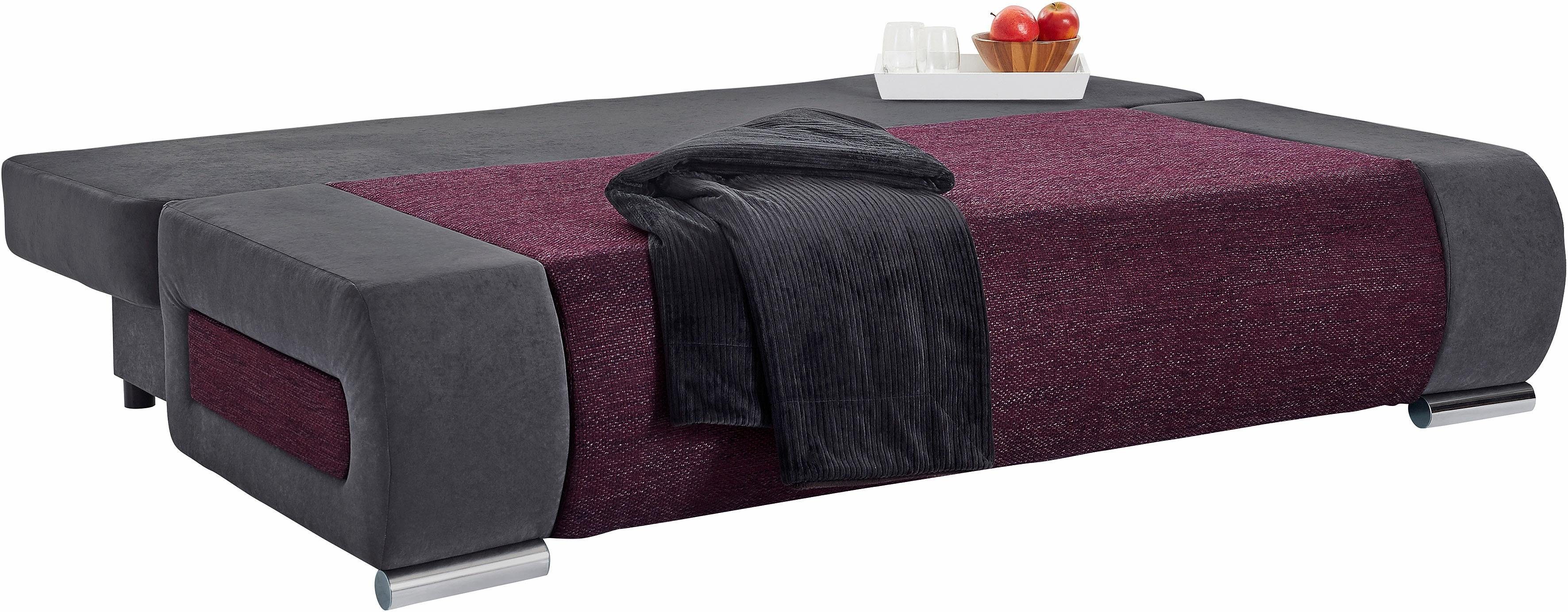 COLLECTION AB Slaapbank Moritz met slaapbank functie en bedbox, comfortabele binnenvering