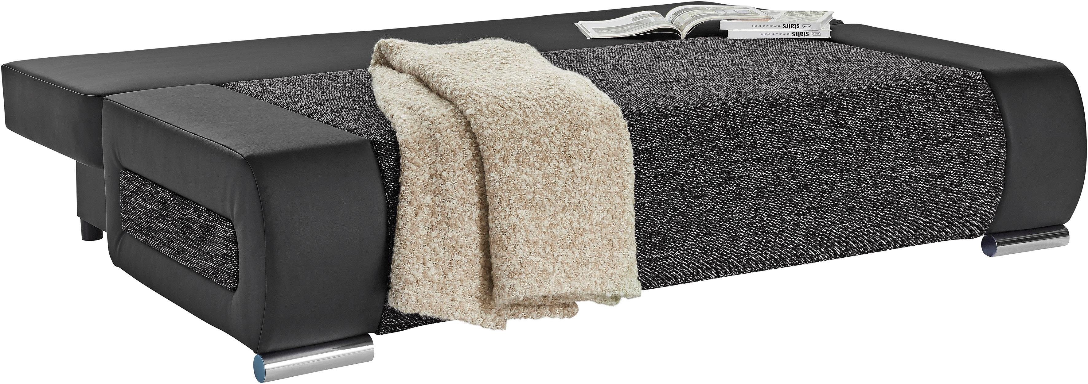 COLLECTION AB Slaapbank Moritz met slaapbank functie en bedbox, comfortabele binnenvering