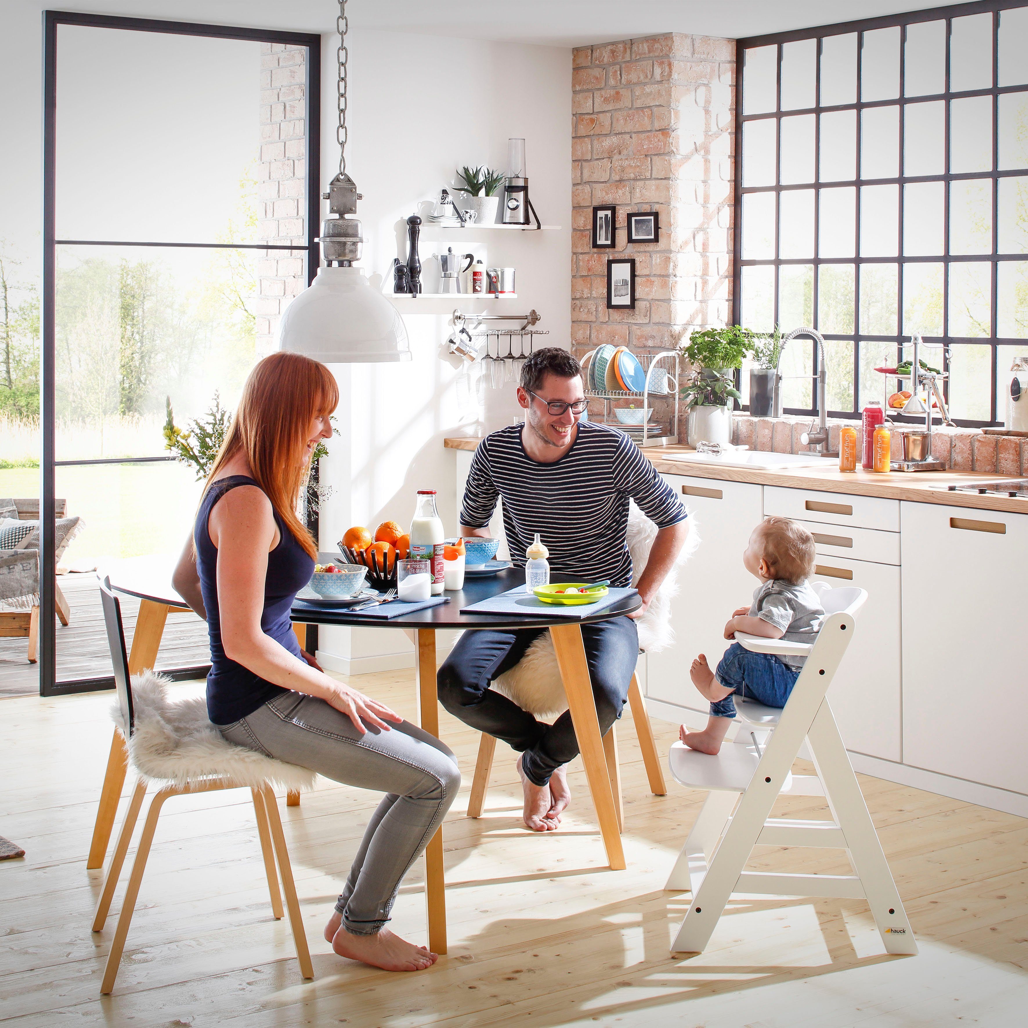Hauck Kinderstoel Alpha+, Wit