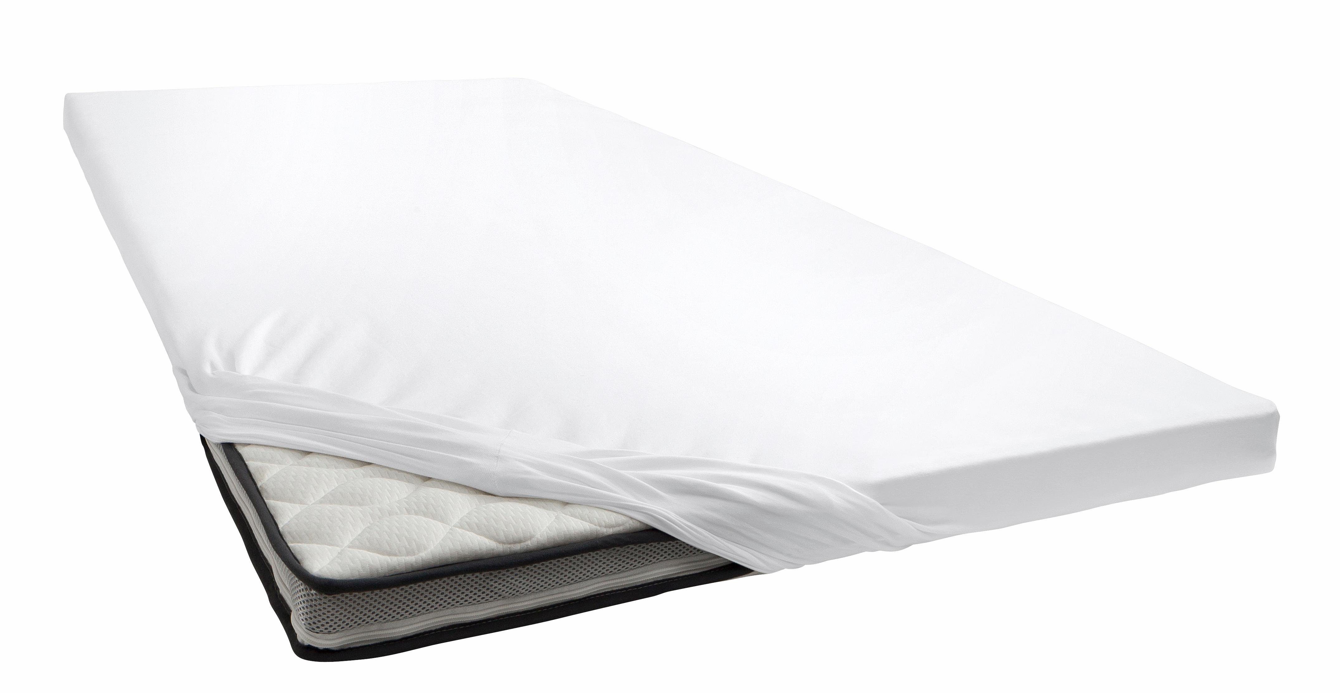 Primera Hoeslaken Elastaan-getwijnd jersey topmatras Van 95% gekamd katoen en 5% elastaan (1 stuk) hoeslakens wit
