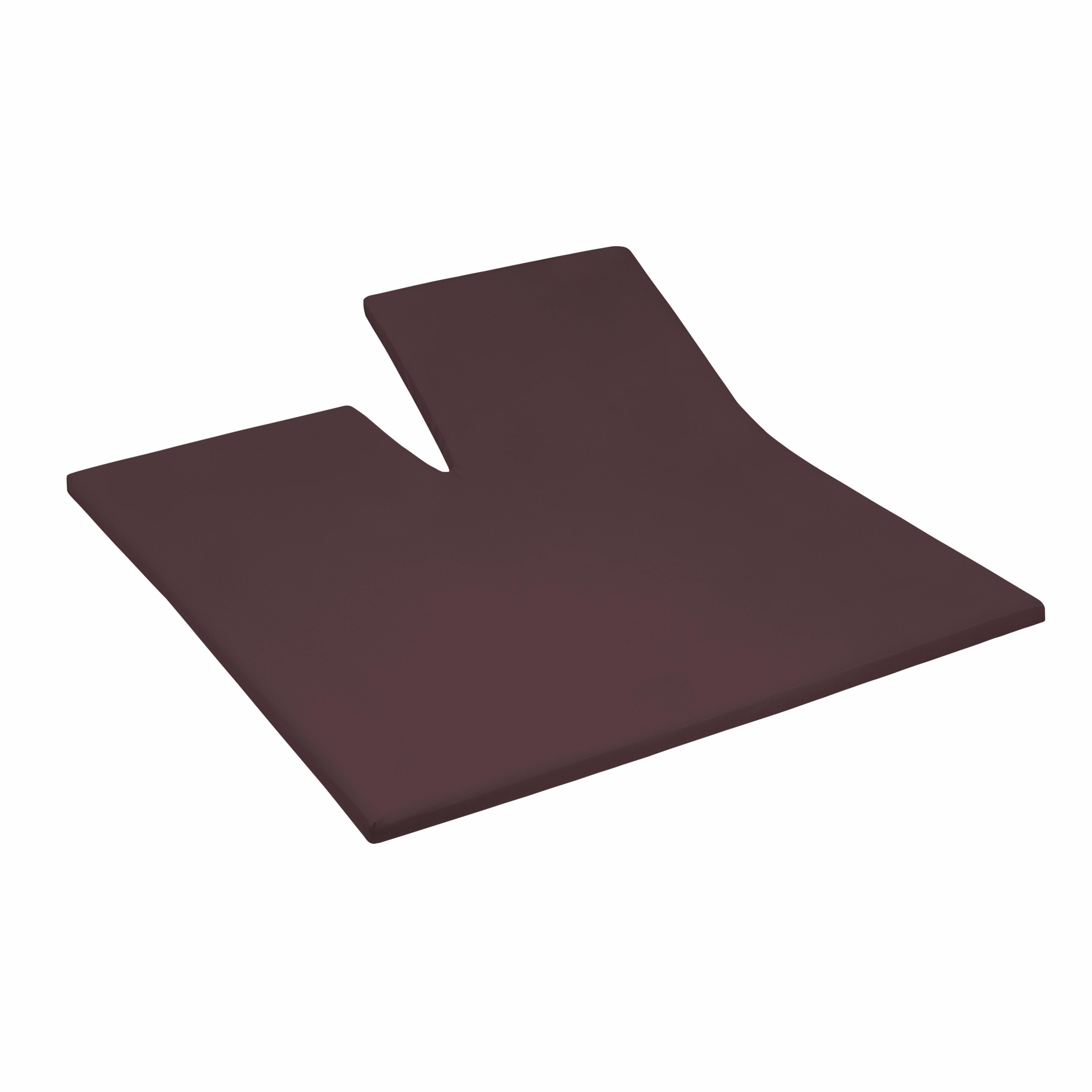 Primera Hoeslaken Elastaan-fijnjersey split topmatras (1 stuk) hoeslakens bruin