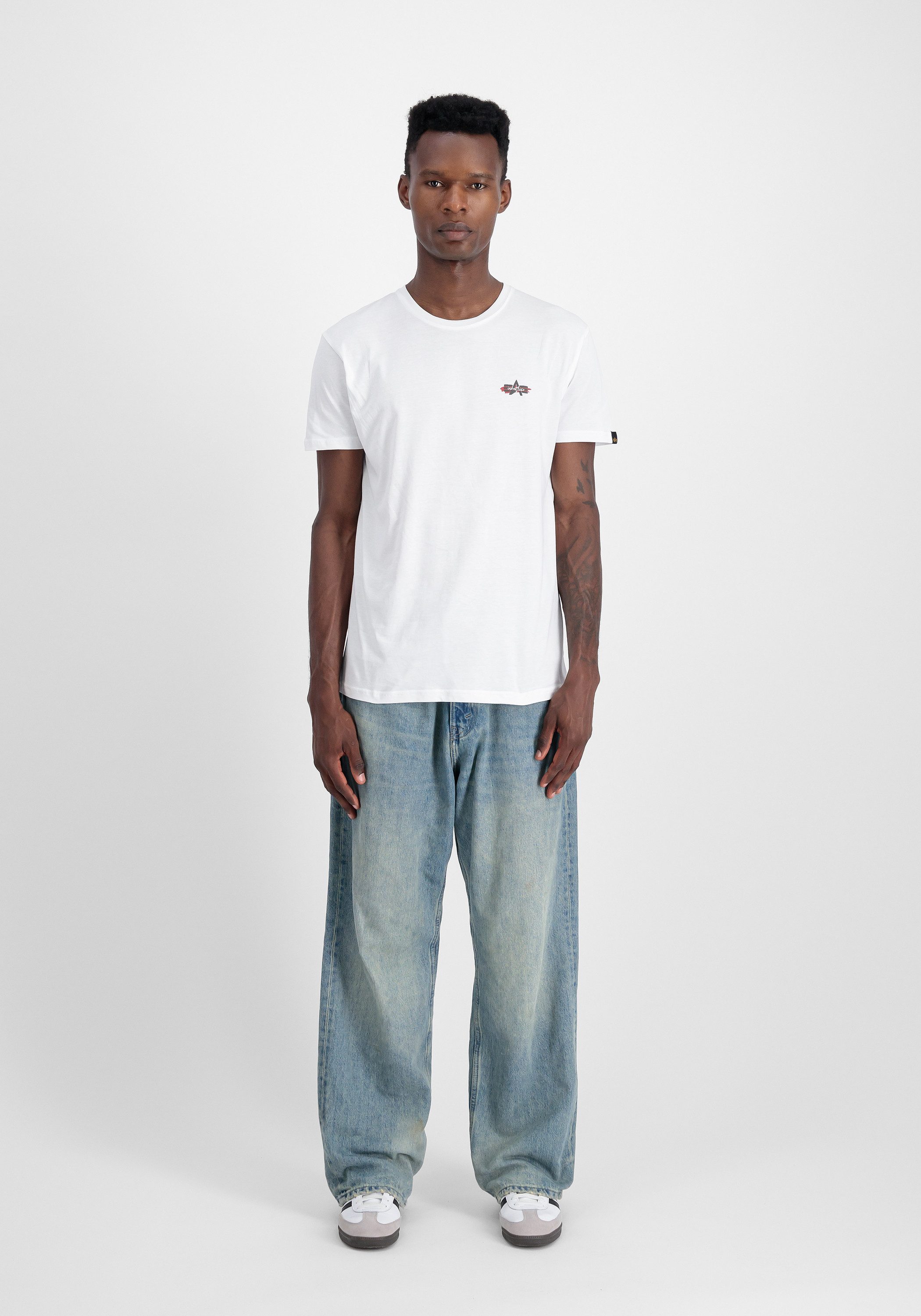 Alpha Industries T-shirt Alpha Industries Men - T-Shirts Signature Puff Print BP T