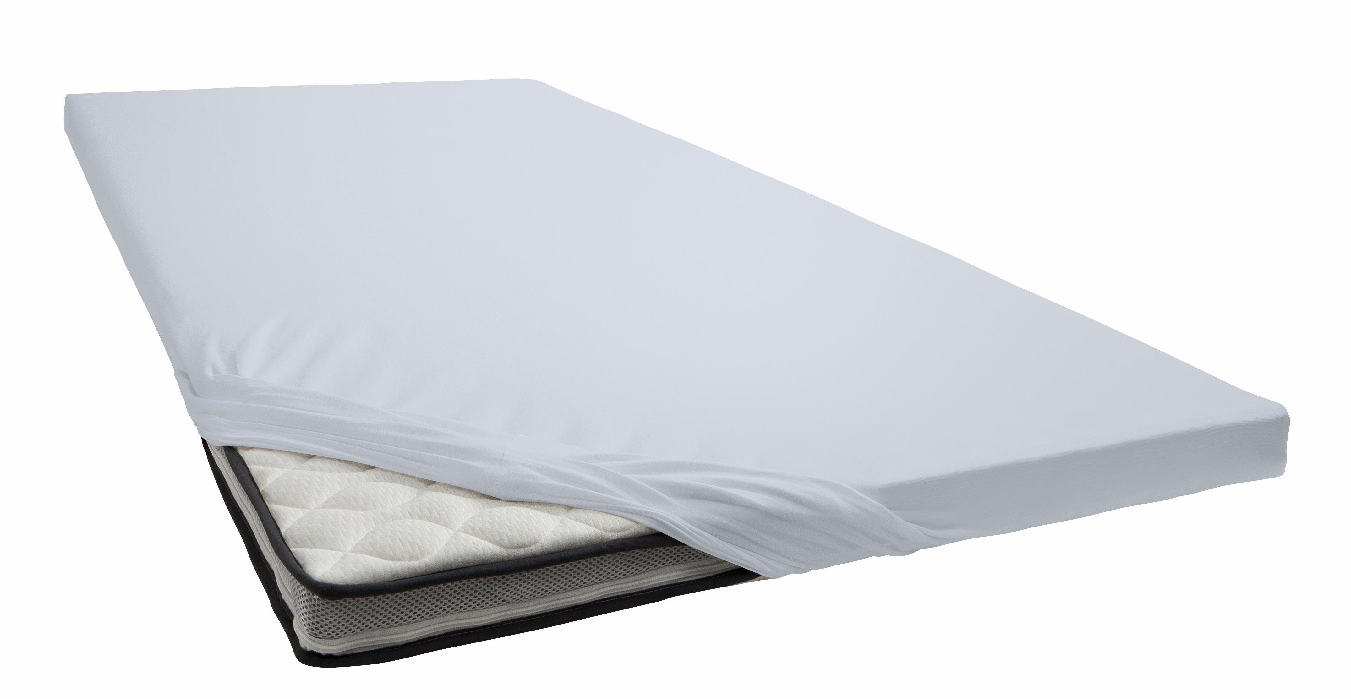 Primera Hoeslaken Elastaan-getwijnd jersey topmatras Van 95% gekamd katoen en 5% elastaan (1 stuk) hoeslakens maat 90-120 cm x 200-220 cm grijs