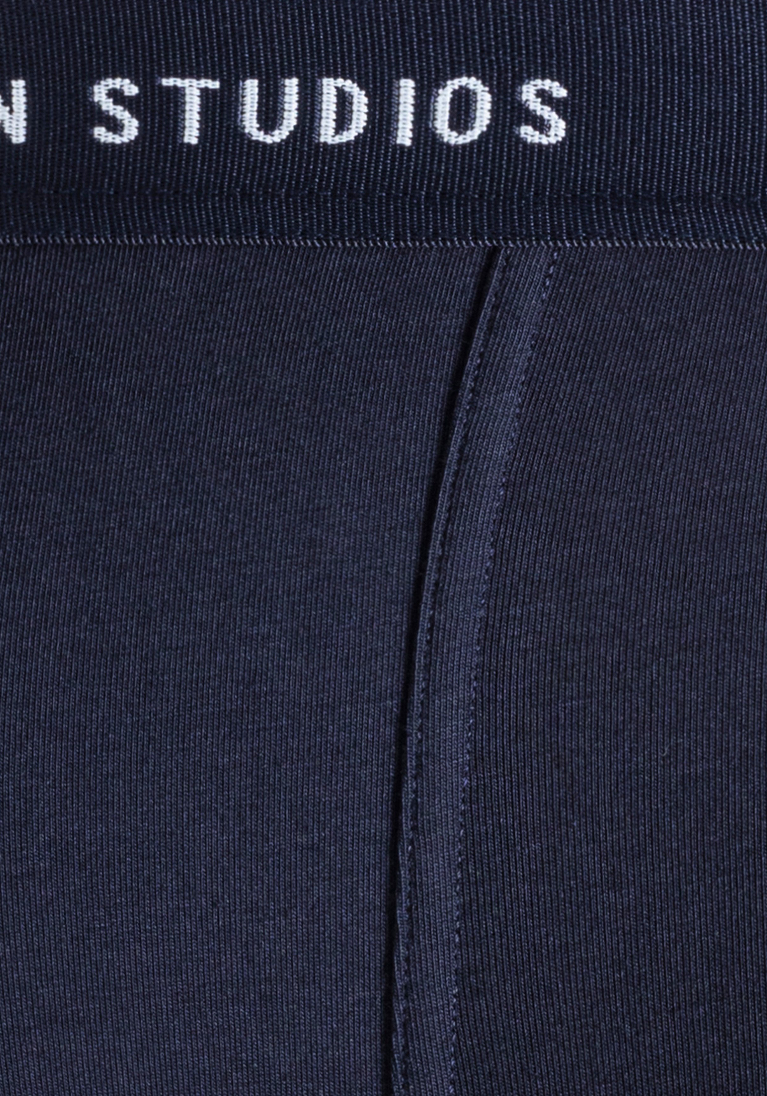Copenhagen Studios Lange boxershort Boxershorts voor heren met langere pijpen en logo-tailleband (set, 3 stuks)
