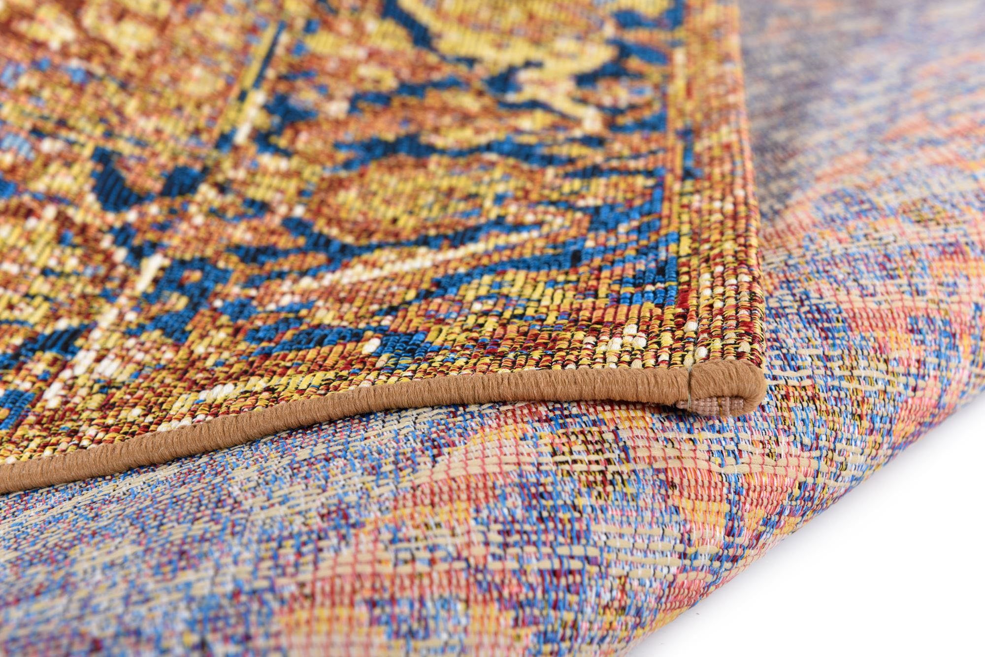 TOM TAILOR HOME Vloerkleed Funky Outdoor Orient One Platweefsel, oriënt-look, geschikt voor binnen en buiten, woonkamer