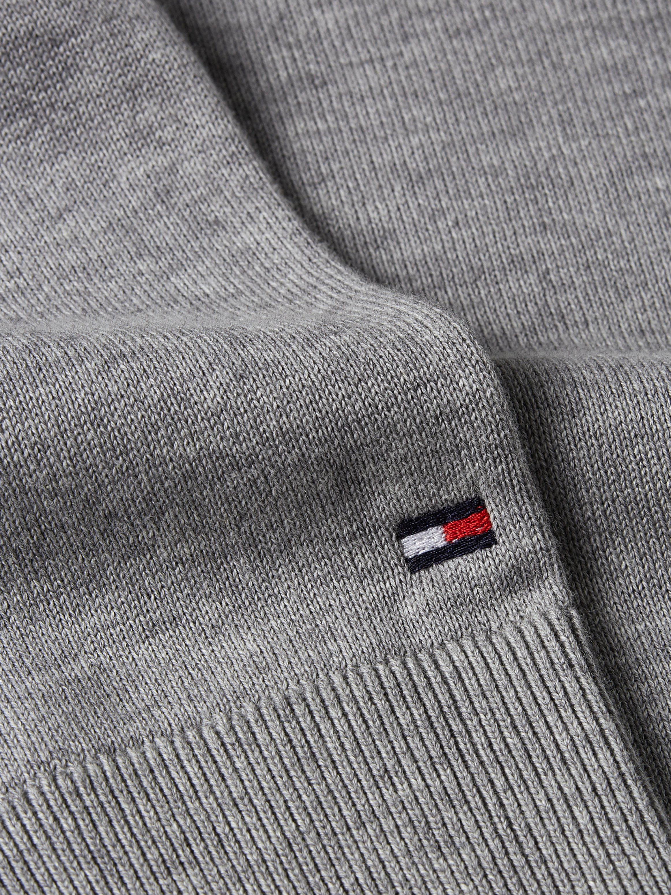 Tommy Hilfiger Trui met ronde hals RWB COTTON CREW NECK kleuraccenten in tommy kleuren