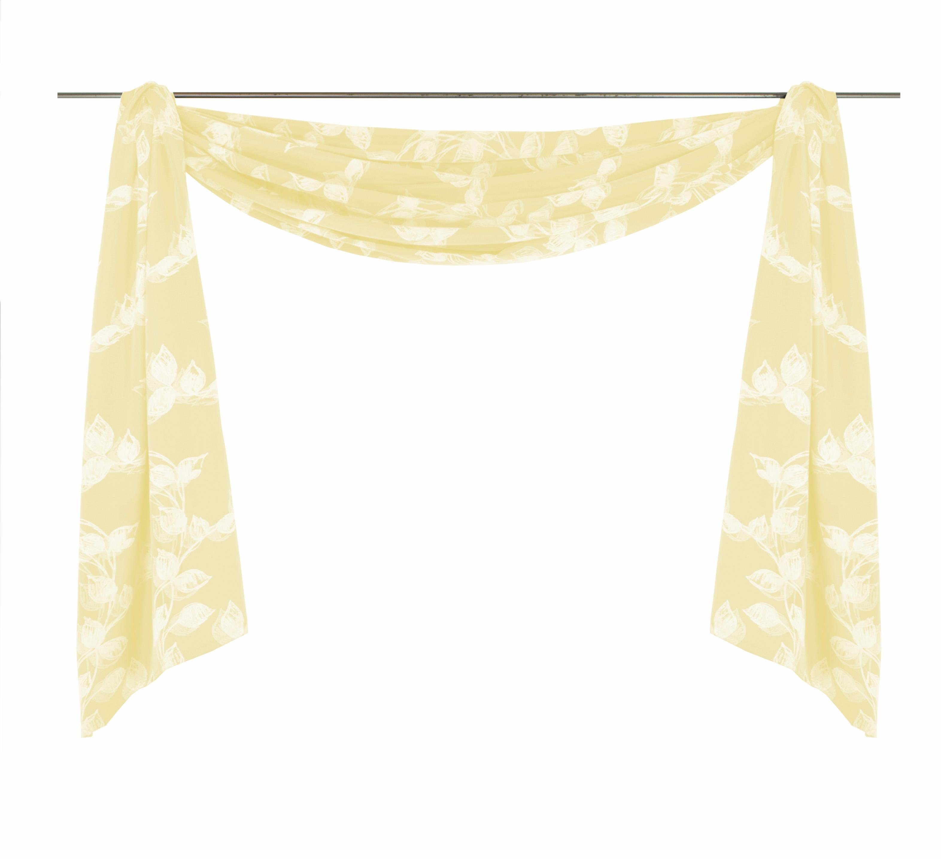 Wirth Decoratieve gordijnstrook Angie (1 stuk) toebehoren voor gordijnen maat hxb: 300x135 cm beige