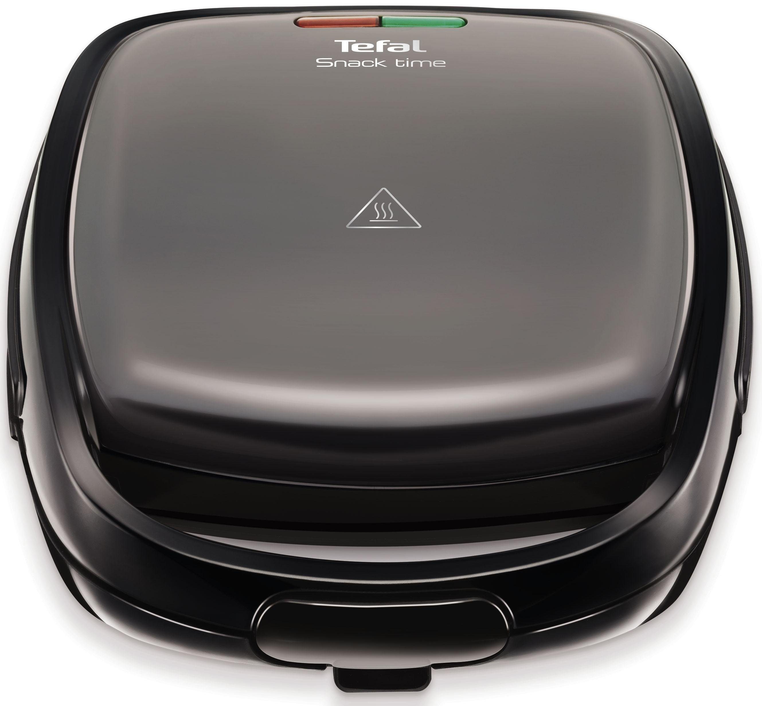 Tefal 2-in-1-sandwichmaker SW341B 2 uitneembare, antiaanbak gecoate bakplatensets inclusief