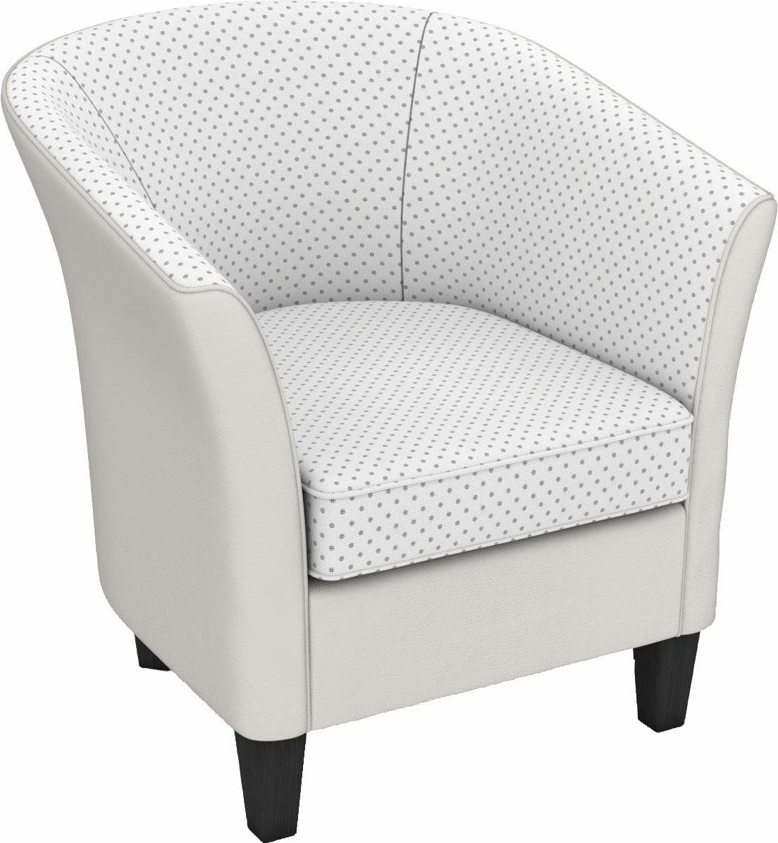 Max Winzer® Cocktailfauteuil Luisa in rond model, om zelf te stylen