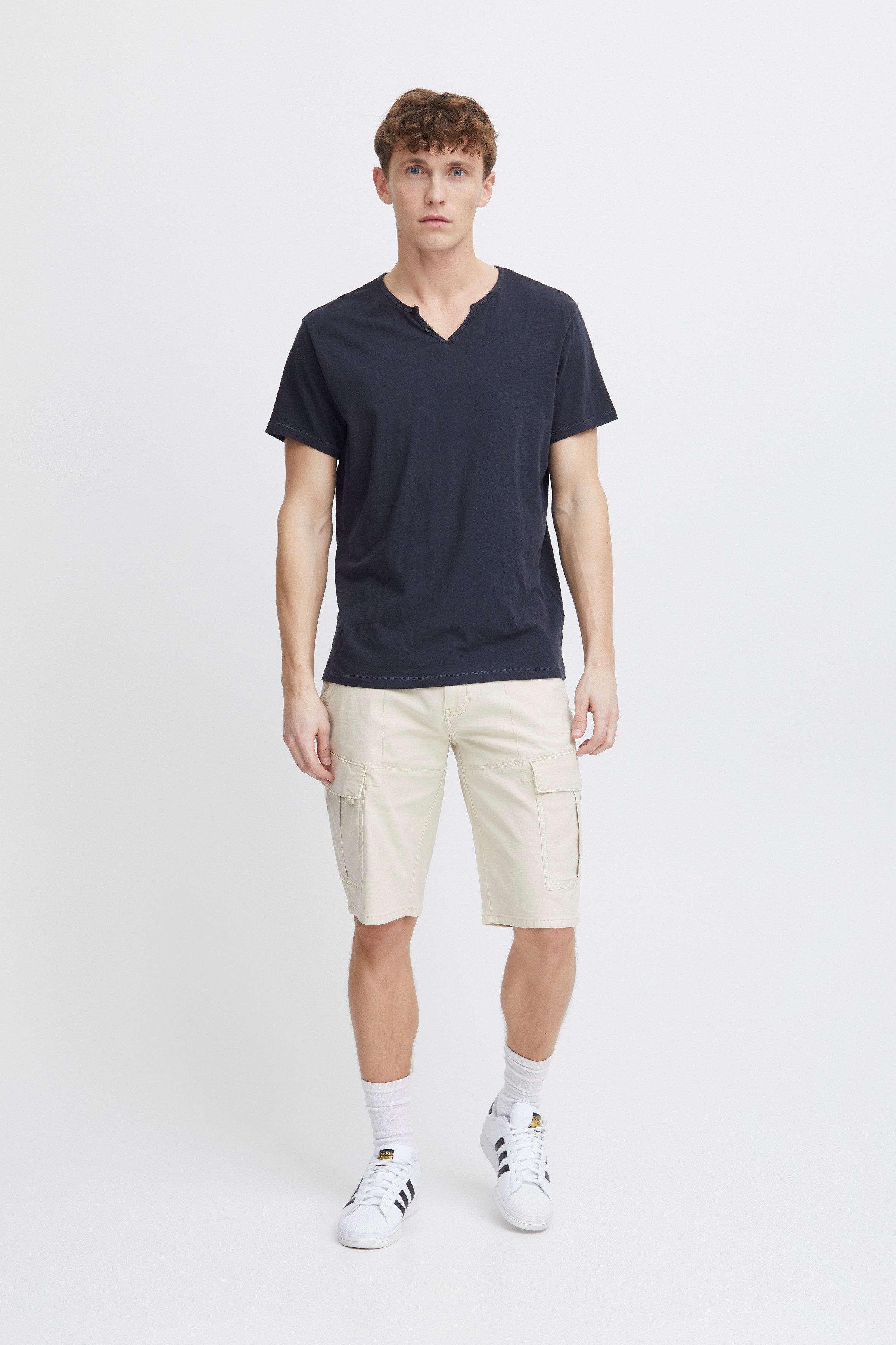 Blend T-shirt BHAshton split neck tee